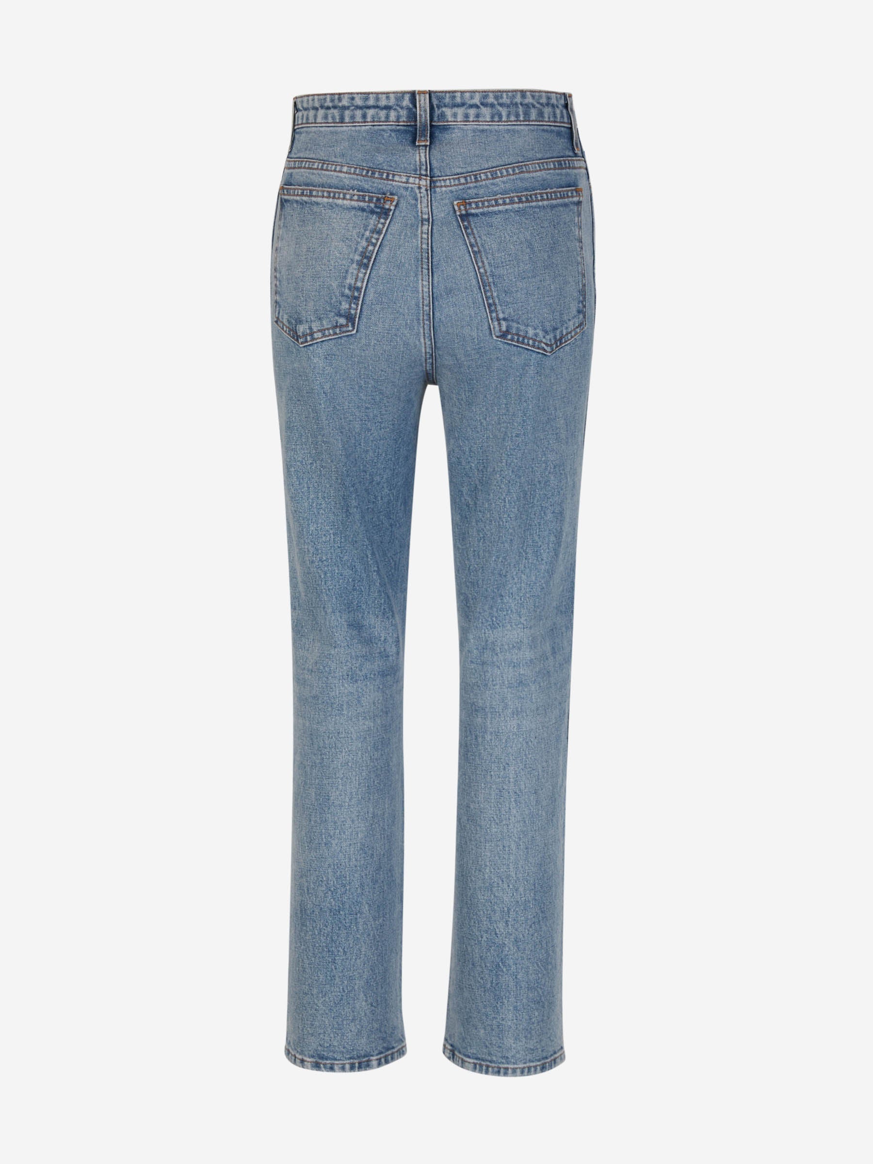 Outlet online Khaite Mujer Jeans Abigail Algodón color Azul Denim sku 763-001503 01 - Foto 3
