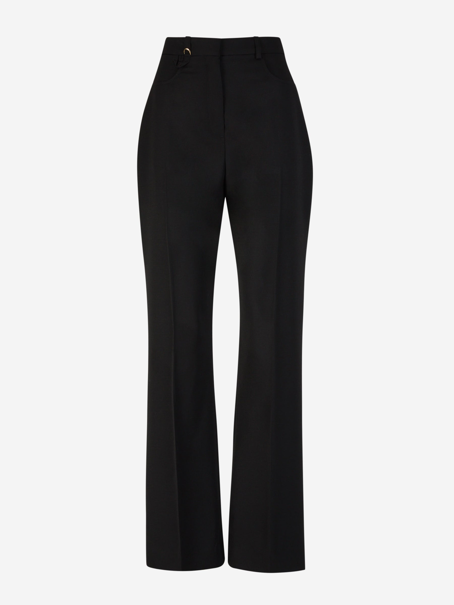 Outlet online Jacquemus Mujer Pantalones Formales Lana color Negro sku 761-003401 01 - Foto 1