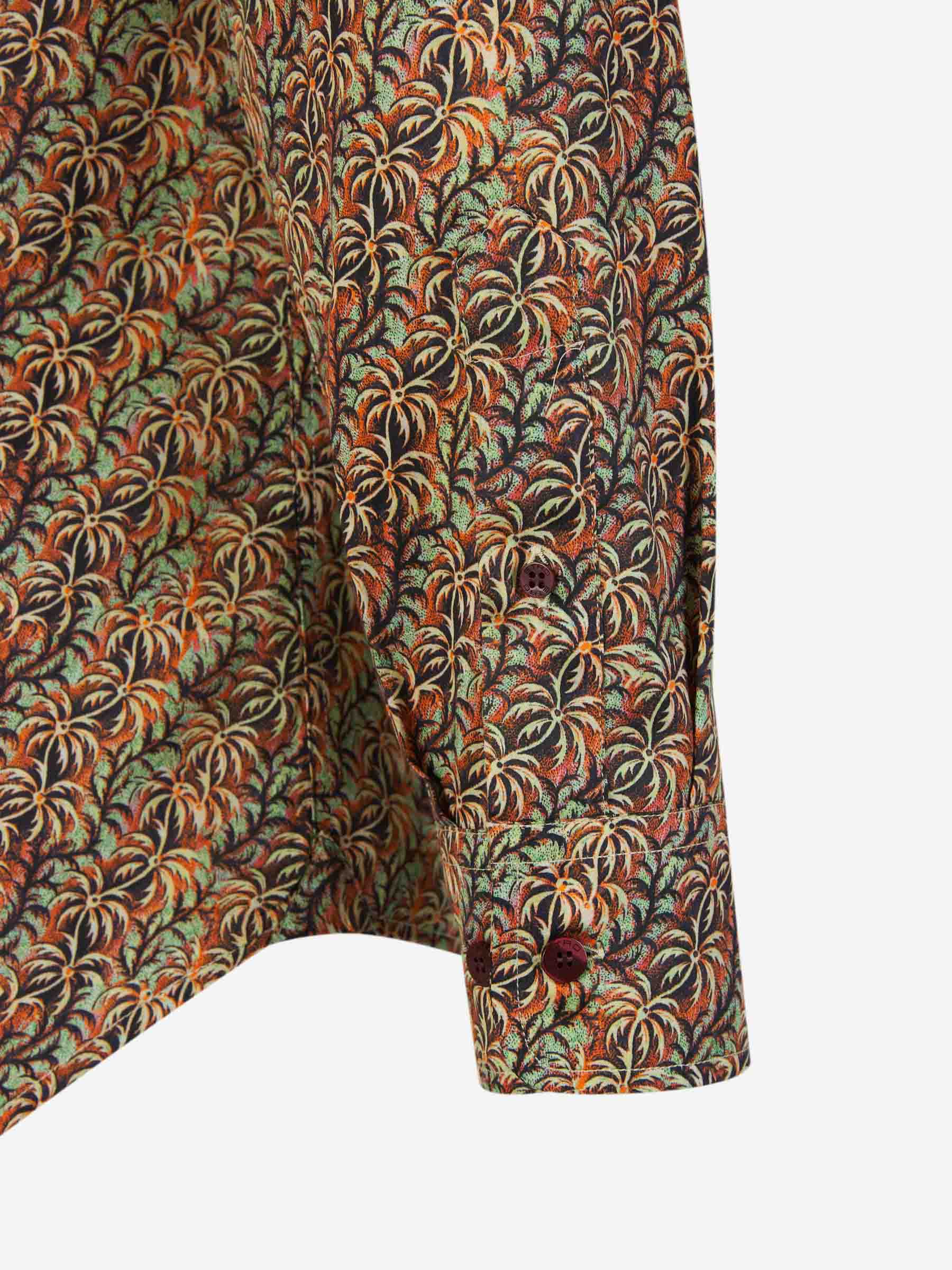 Outlet online Etro Hombre Camisa Algodón Coqueros color Terracota sku 531-006213 01 - Foto 4