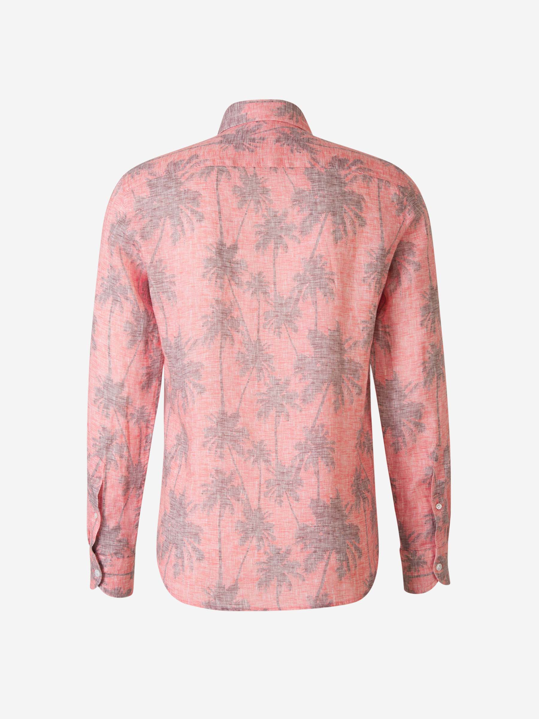 Outlet online Santa Eulalia Hombre Camisa Motivo Palmeras color Coral sku 531-006255 01 - Foto 2