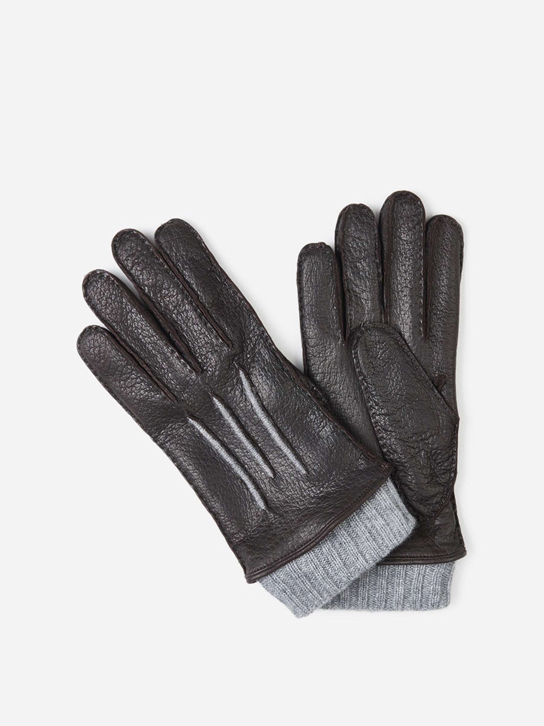 Outlet online Santa Eulalia Hombre Leather and cashmere gloves color Default Title sku 680-000054 01 - Foto 1