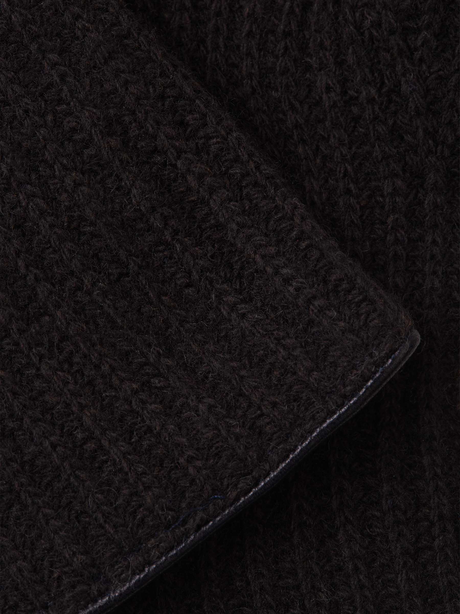 Outlet online Santa Eulalia Hombre Guantes Lana Y Piel color Marron Oscuro sku 680-000087 01 - Foto 1
