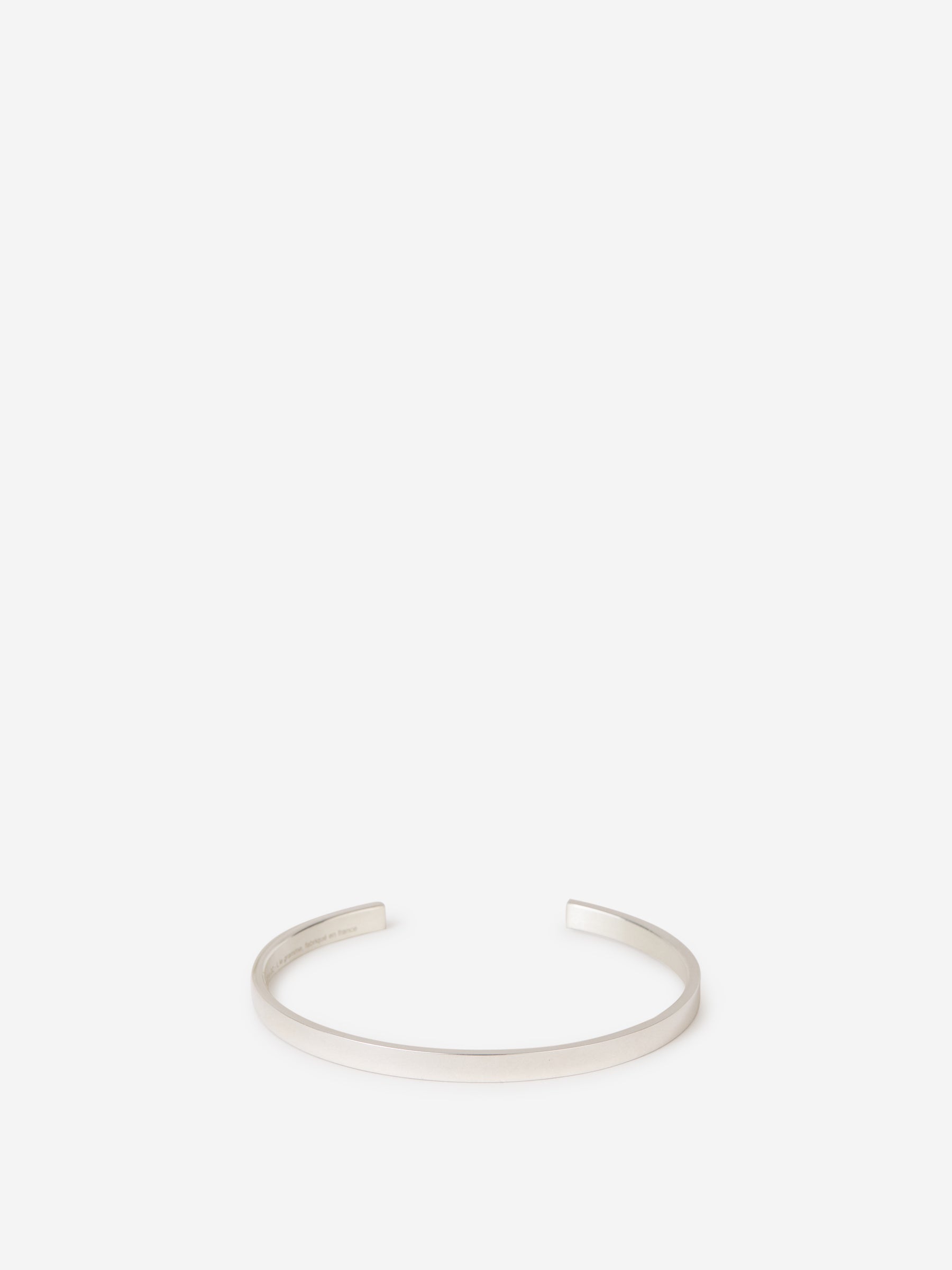 Outlet online Le Gramme Hombre Brazalete Cinta Plata color Plateado sku 682-000620 01 - Foto 1