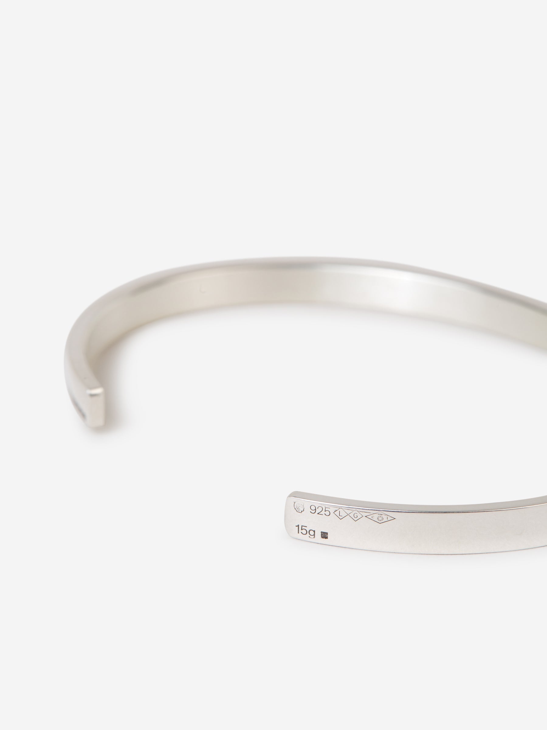 Outlet online Le Gramme Hombre Brazalete Cinta Plata color Plateado sku 682-000620 01 - Foto 4