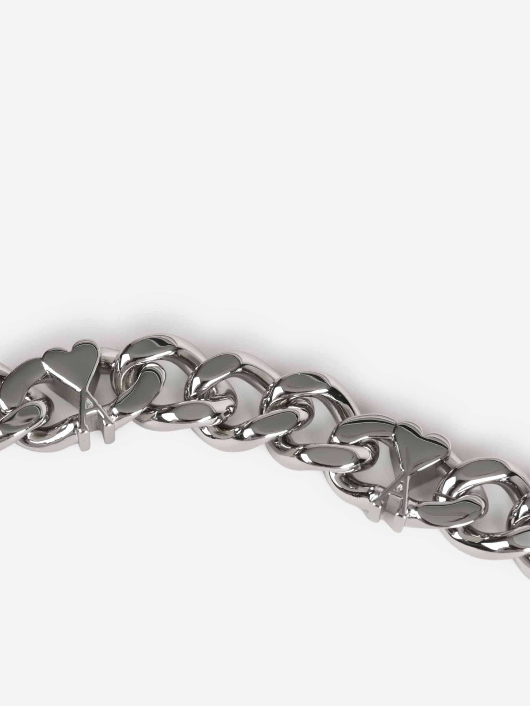 Outlet online Ami Paris Hombre Pulsera Cadena ADC color Plateado sku 682-000873 01 - Foto 4