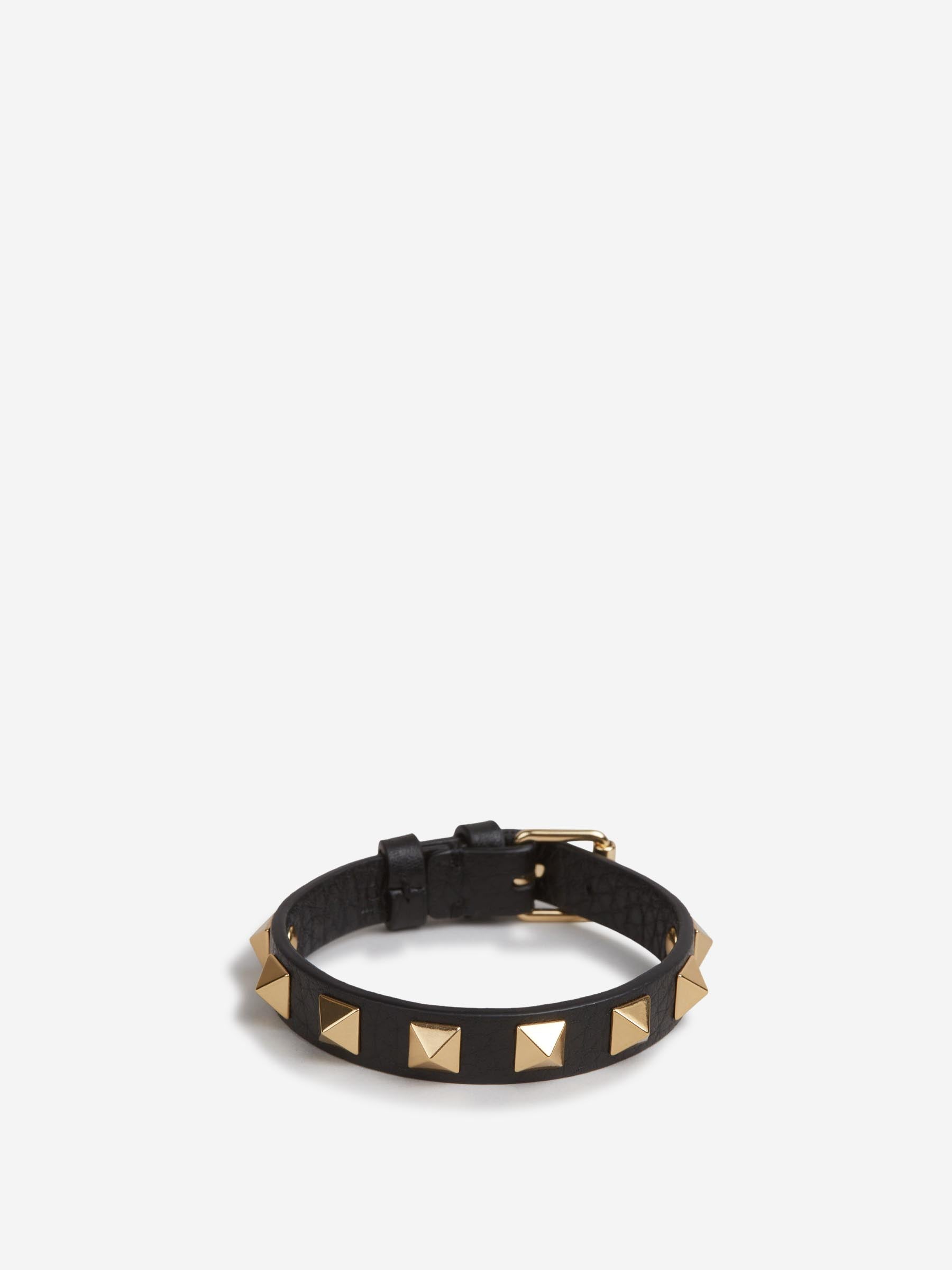 Outlet online Valentino Garavani Hombre Pulsera Tachuelas color Negro sku 682-000995 01 - Foto 1