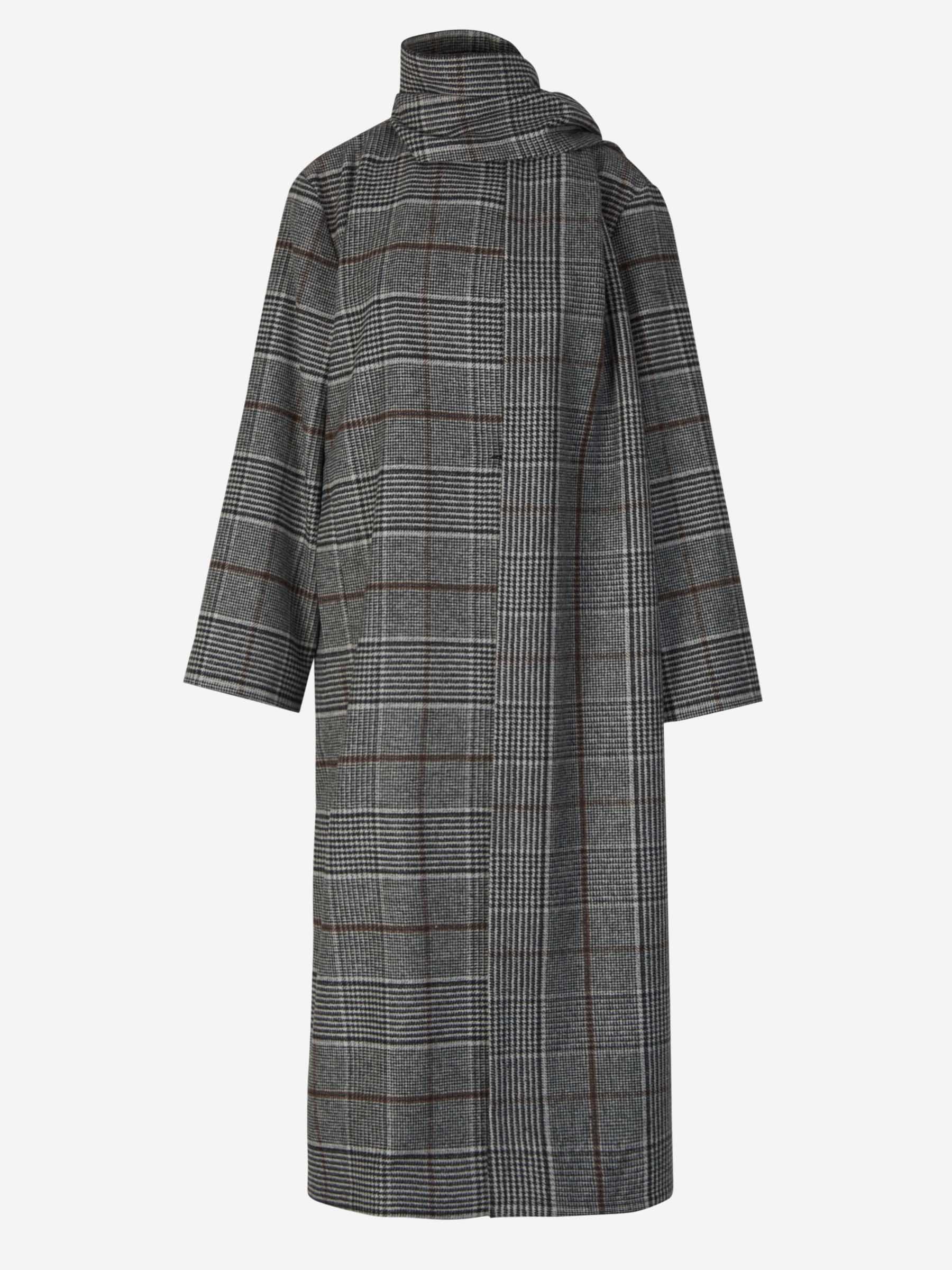 Rodebjer Abrigo Cuadros Virgo color Gris Claro sku 771-001487 01 - Foto 2