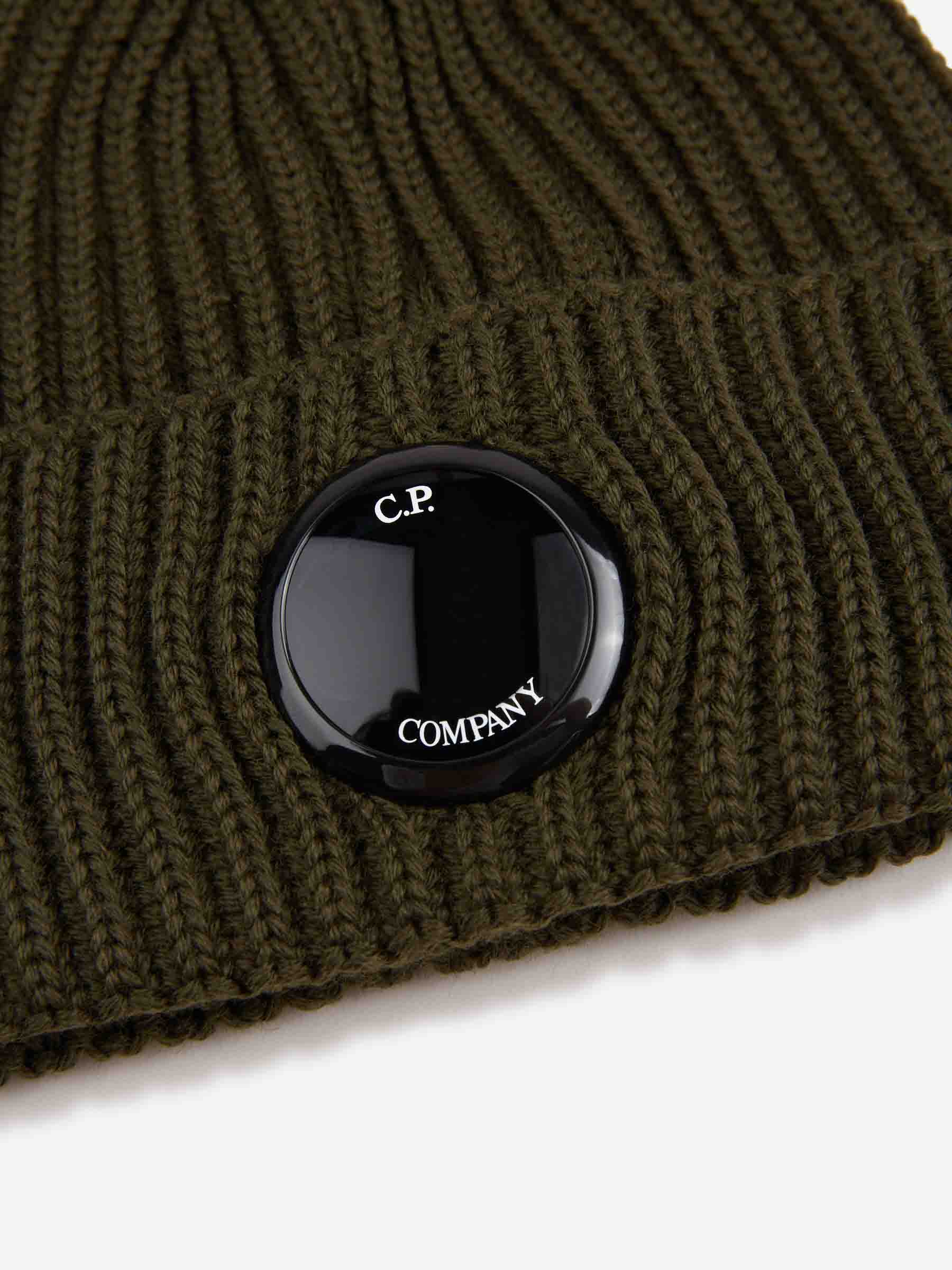 Outlet online C.P. Company Hombre Gorro Punto Lana color Verde Militar sku 689-000022 01 - Foto 3