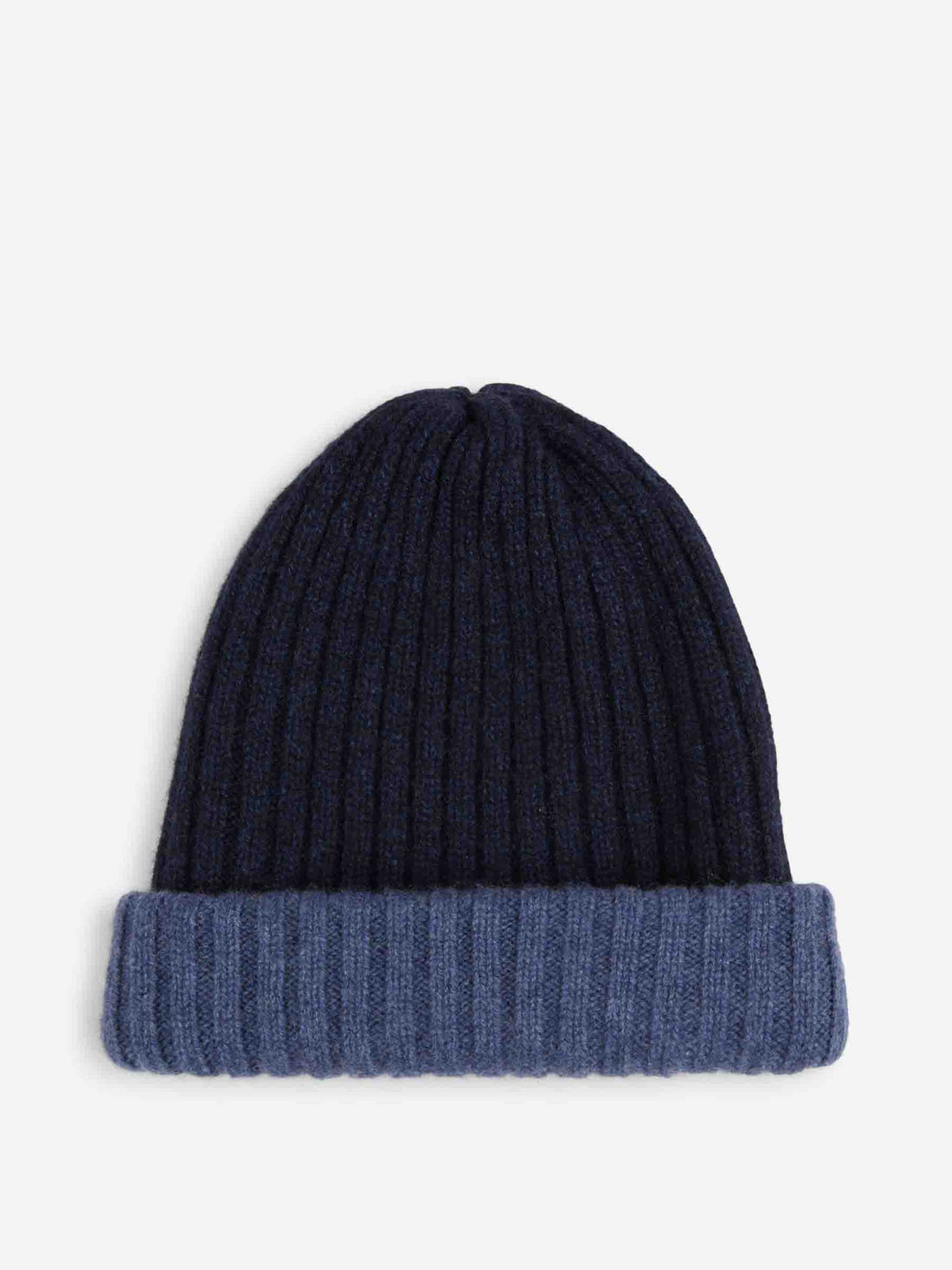 Outlet online Fedeli Hombre Gorro Double Cashmere color Azul Marino sku 689-000029 01 - Foto 2