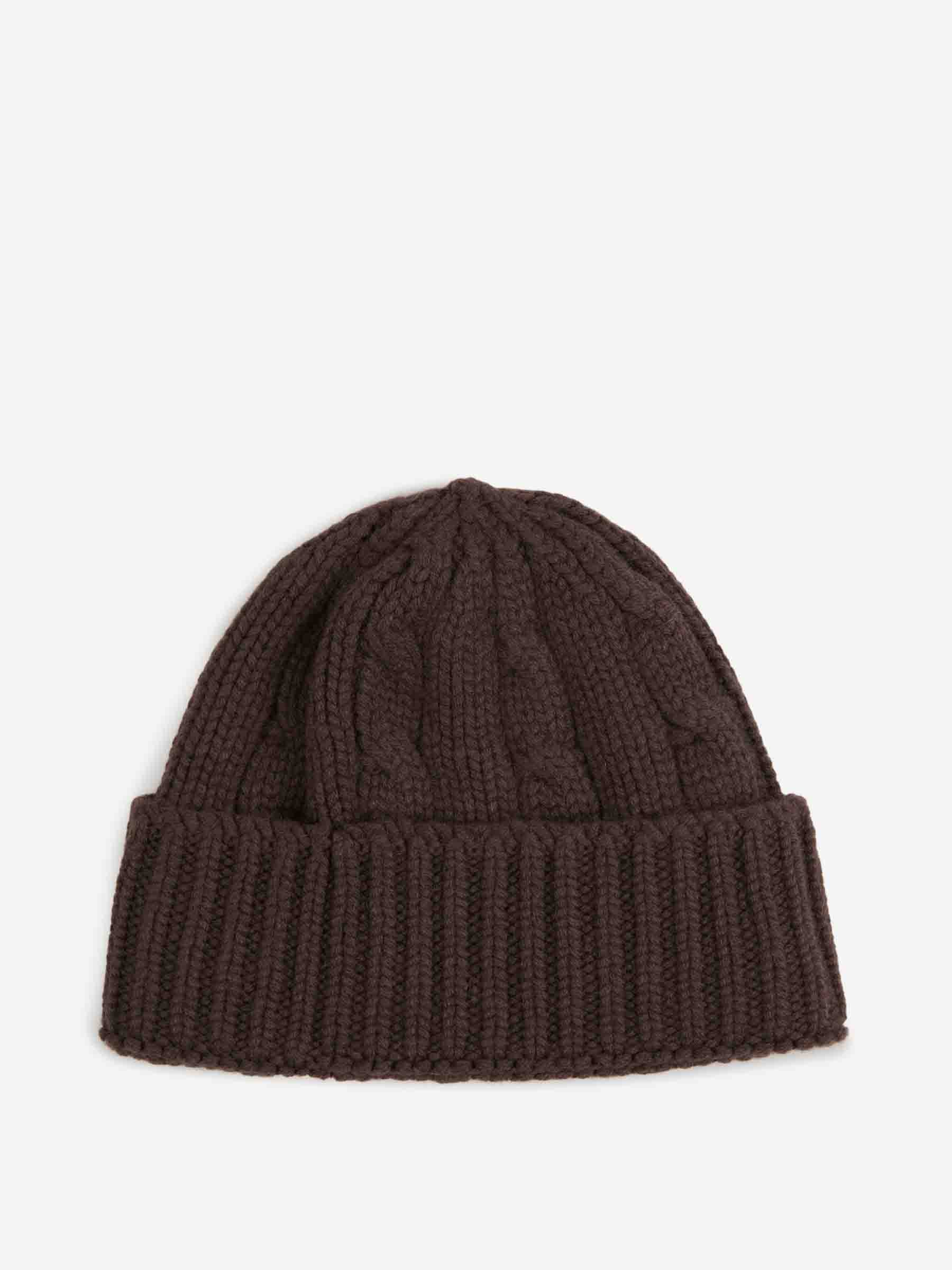 Outlet online Santa Eulalia Hombre Gorro Punto Cachemira color Marrón Oscuro sku 689-000032 02 - Foto 1