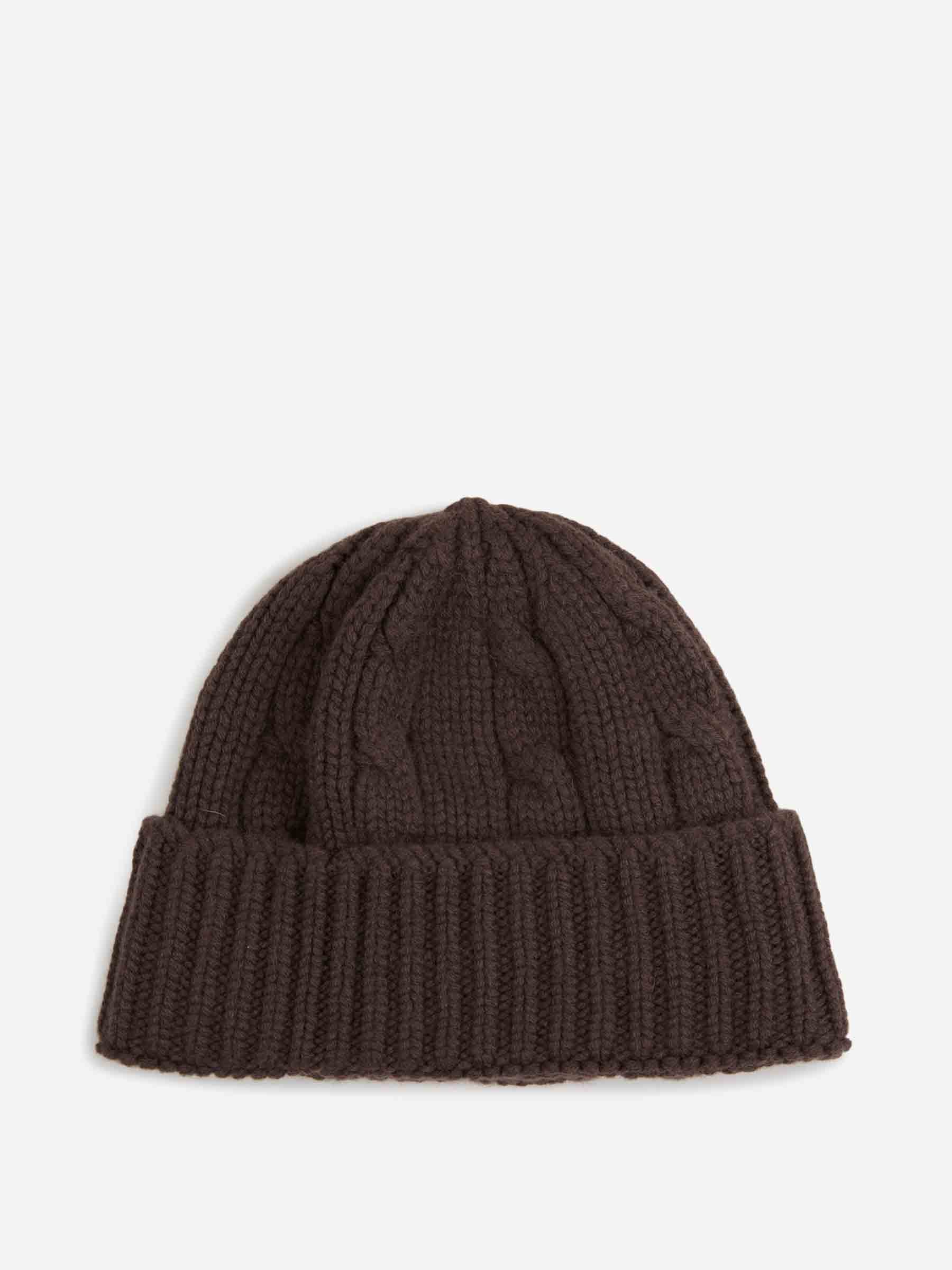 Outlet online Santa Eulalia Hombre Gorro Punto Cachemira color Marrón Oscuro sku 689-000032 02 - Foto 2