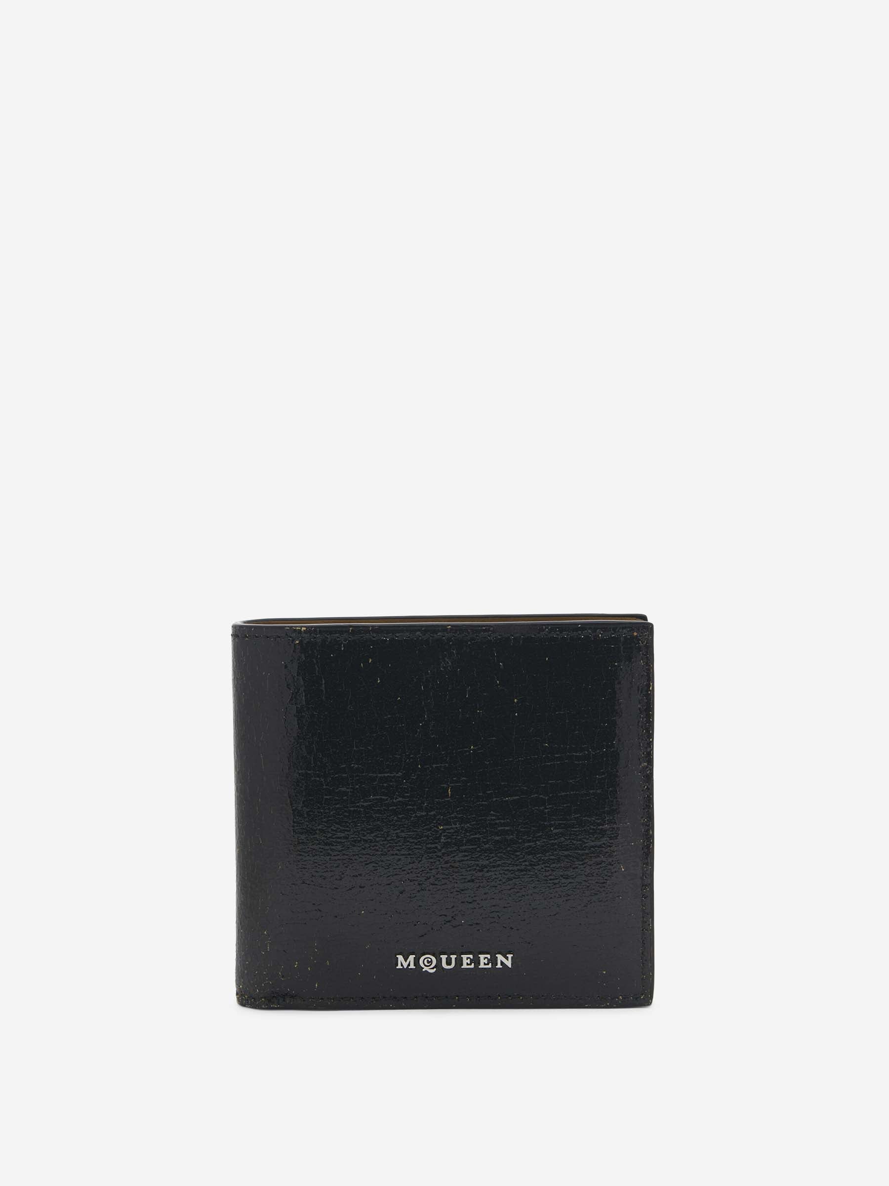 Outlet online McQueen Hombre Cartera Logo Piel color Negro sku 691-001432 01 - Foto 1
