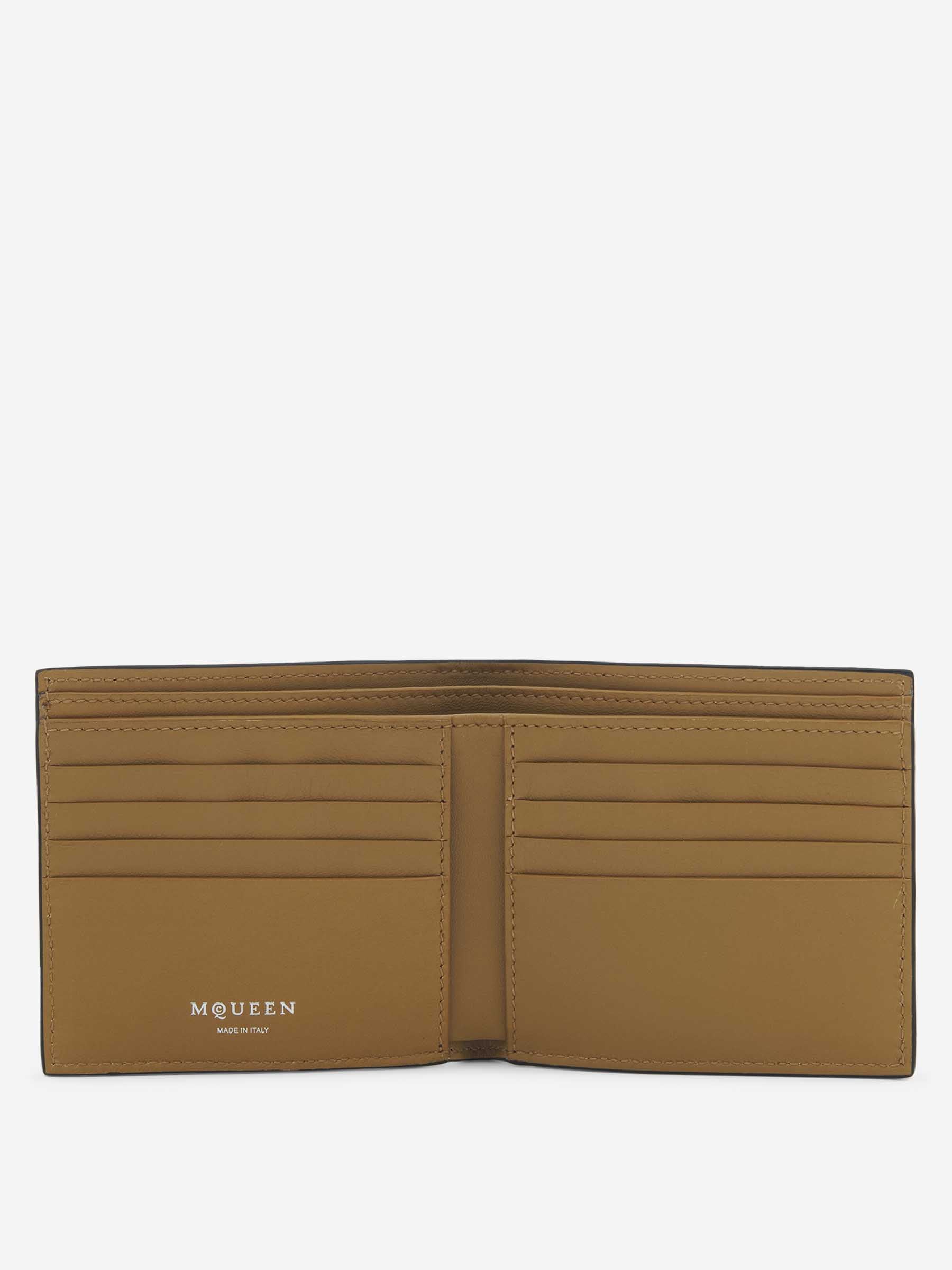 Outlet online McQueen Hombre Cartera Logo Piel color Negro sku 691-001432 01 - Foto 4