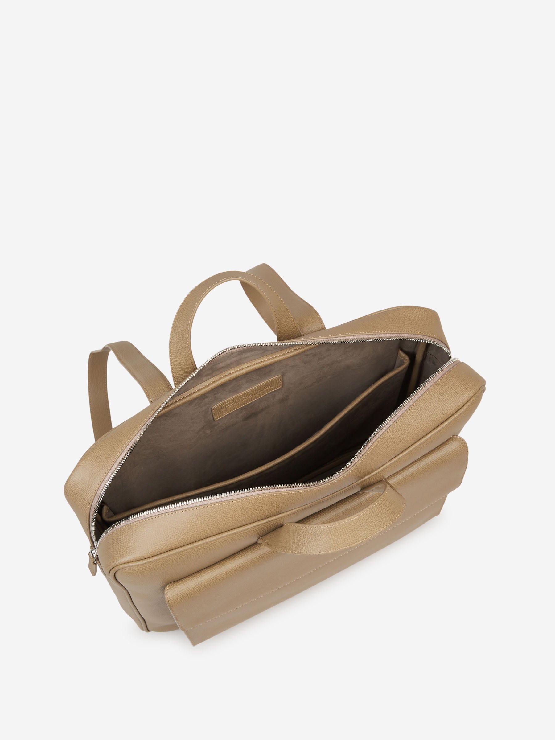 Outlet online Santa Eulalia Hombre Mochila Piel Granulada color Marrón sku 692-001700 01 - Foto 4