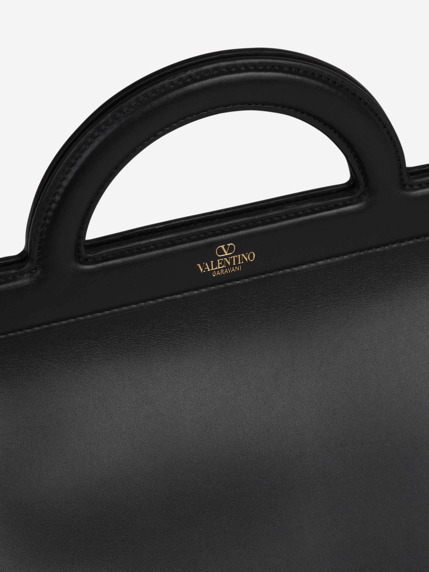 Valentino Garavani Hombre Barcelona Maletín Shopper Piel color Negro sku 692-001838 01 - Foto 5