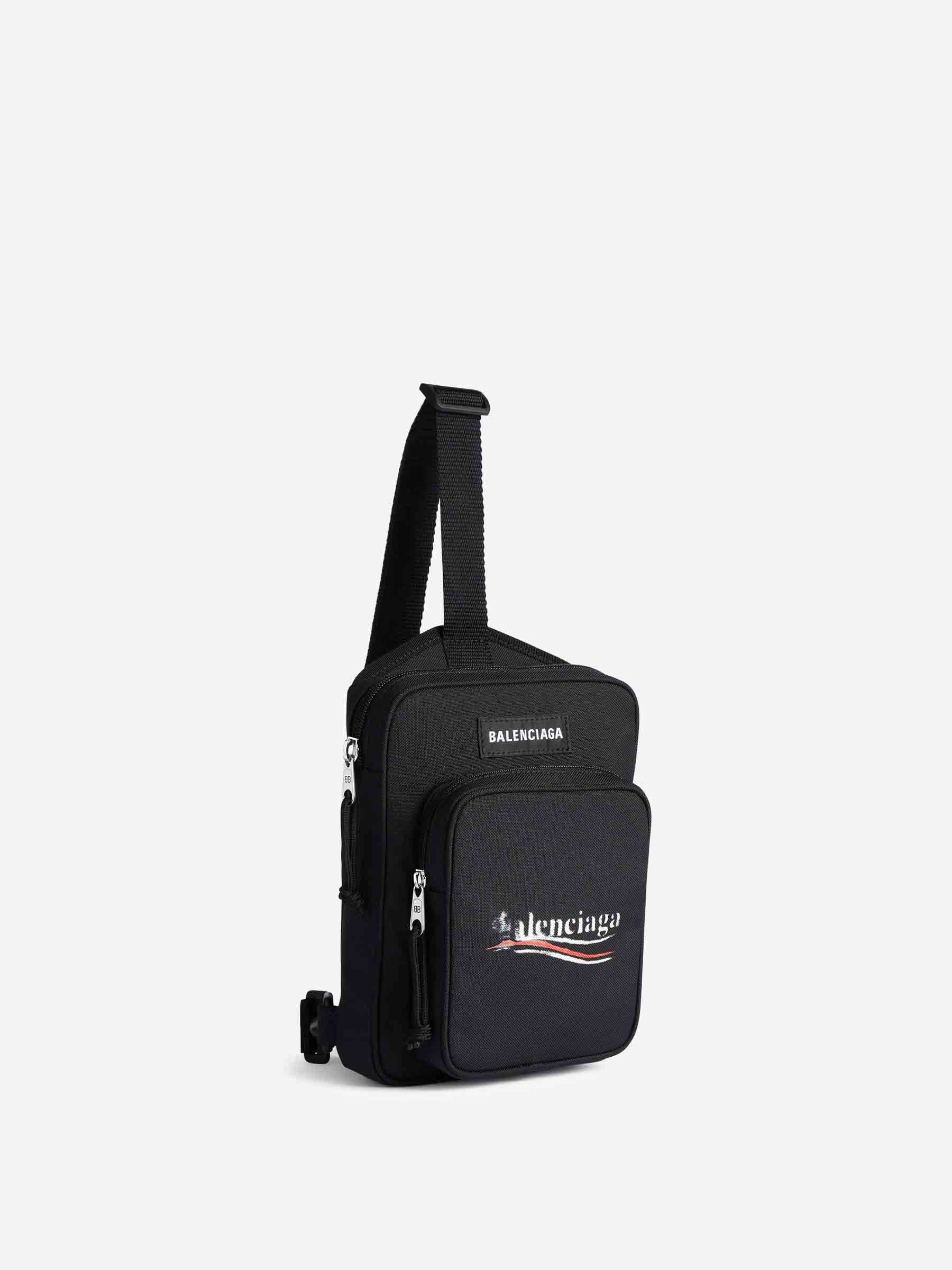 Outlet online Balenciaga Hombre Bolso Bandolera Explorer color Negro sku 692-001989 01 - Foto 3