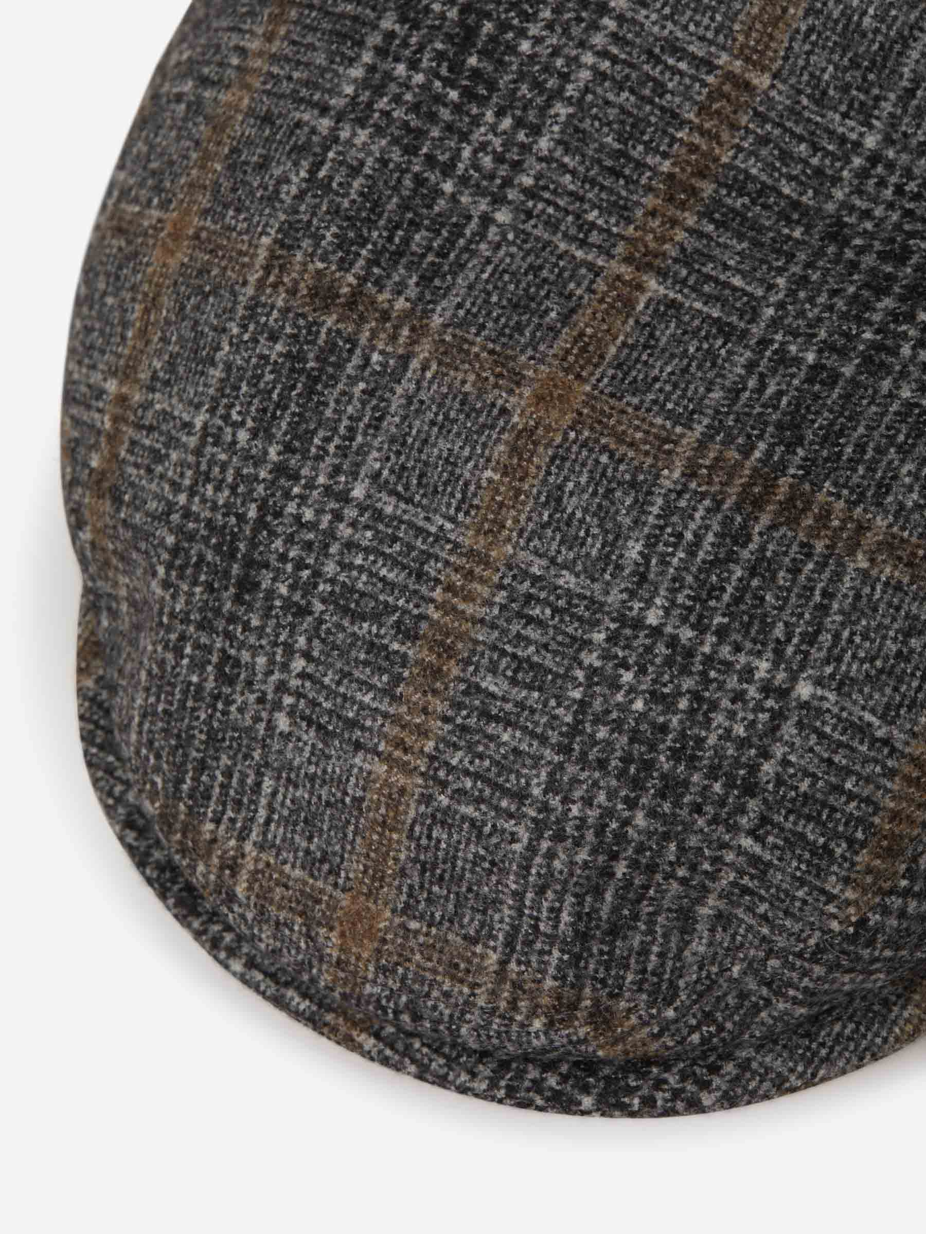 Outlet online Isaia Hombre Boina Motivo Cuadros color Gris Claro sku 695-000997 01 - Foto 4