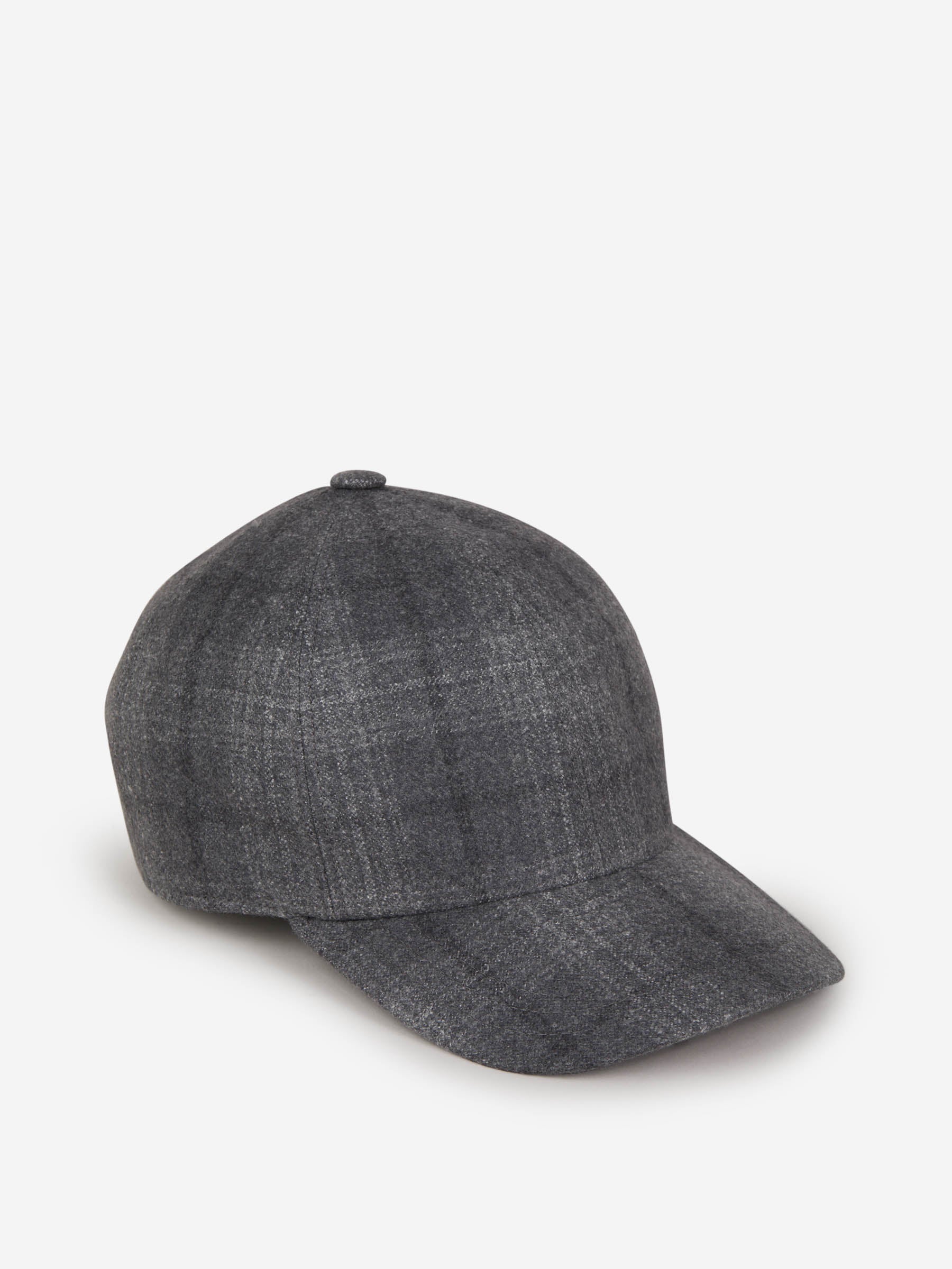 Checkered Wool Cap