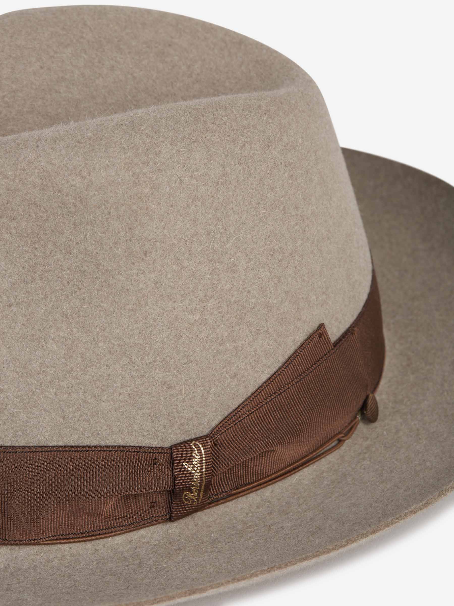 Outlet online Borsalino Hombre Sombrero Super Light Fieltro color Marron Arena sku 695-001308 02 - Foto 6