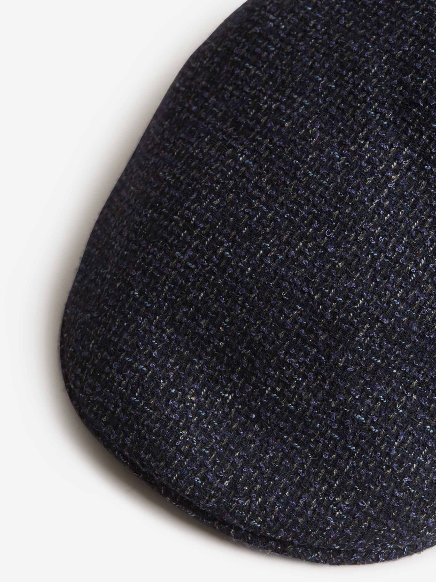 Outlet online Borsalino Hombre Boina Punto Lana color Azul Noche sku 695-001312 01 - Foto 4