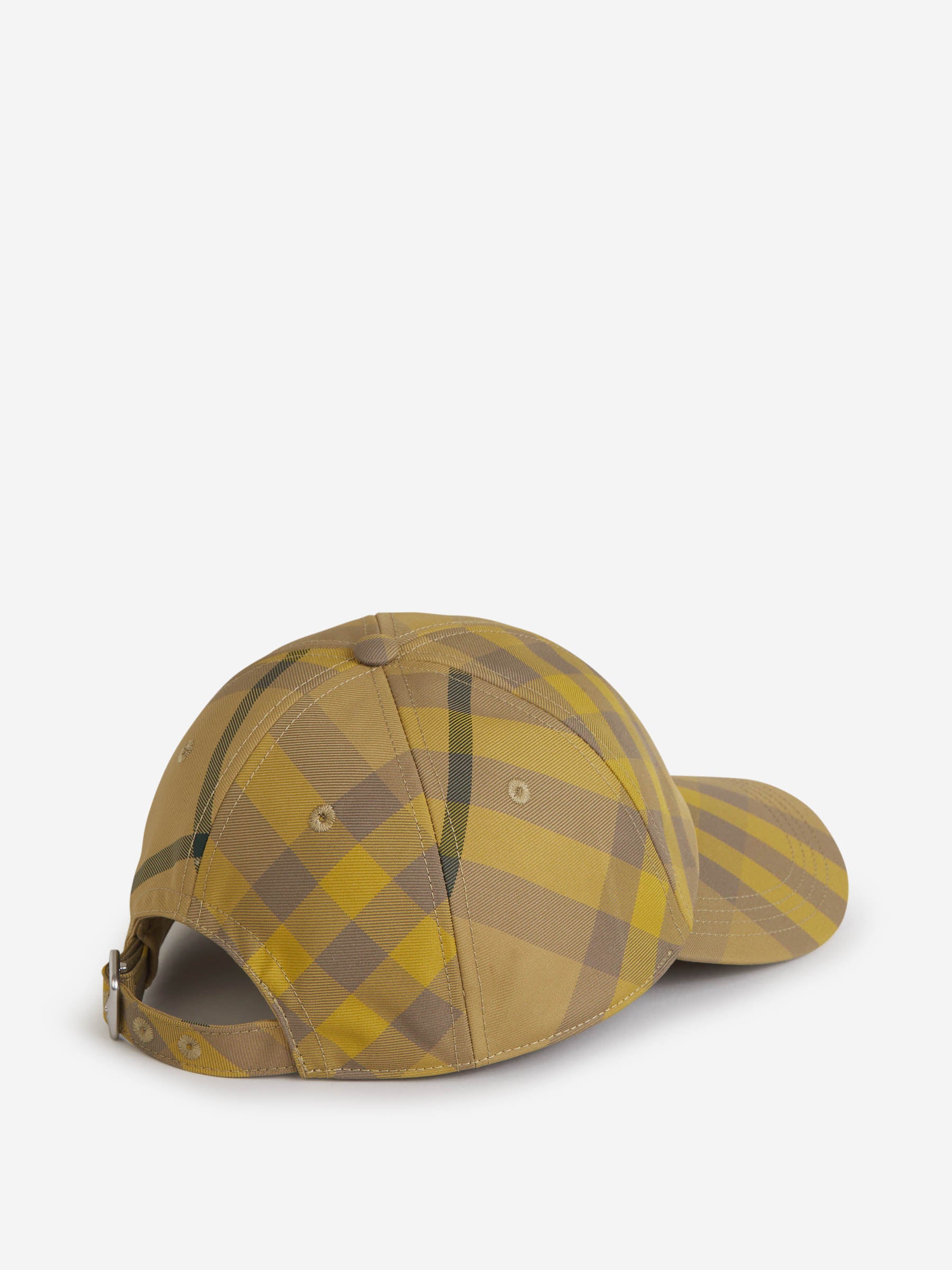 Burberry Hombre Barcelona Gorra Motivo Cuadros color Mostaza sku 695-001376 01 - Foto 3