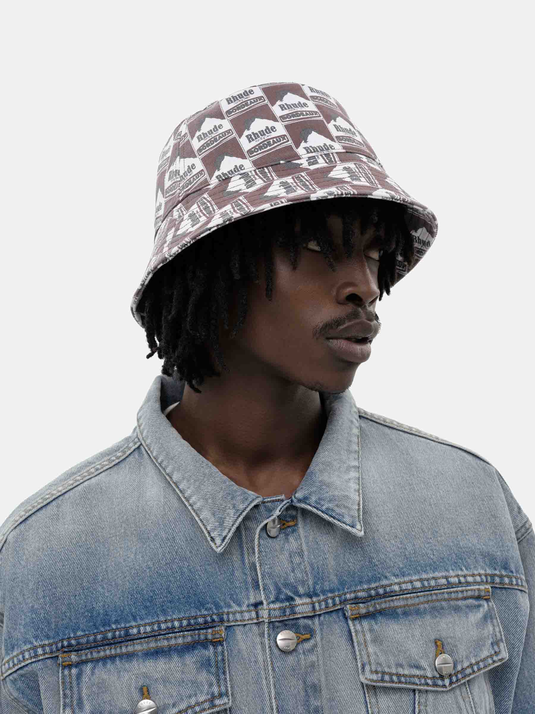 Outlet online Rhude Hombre Sombrero Pescador Moonlight color Multicolor sku 695-001641 00 - Foto 3
