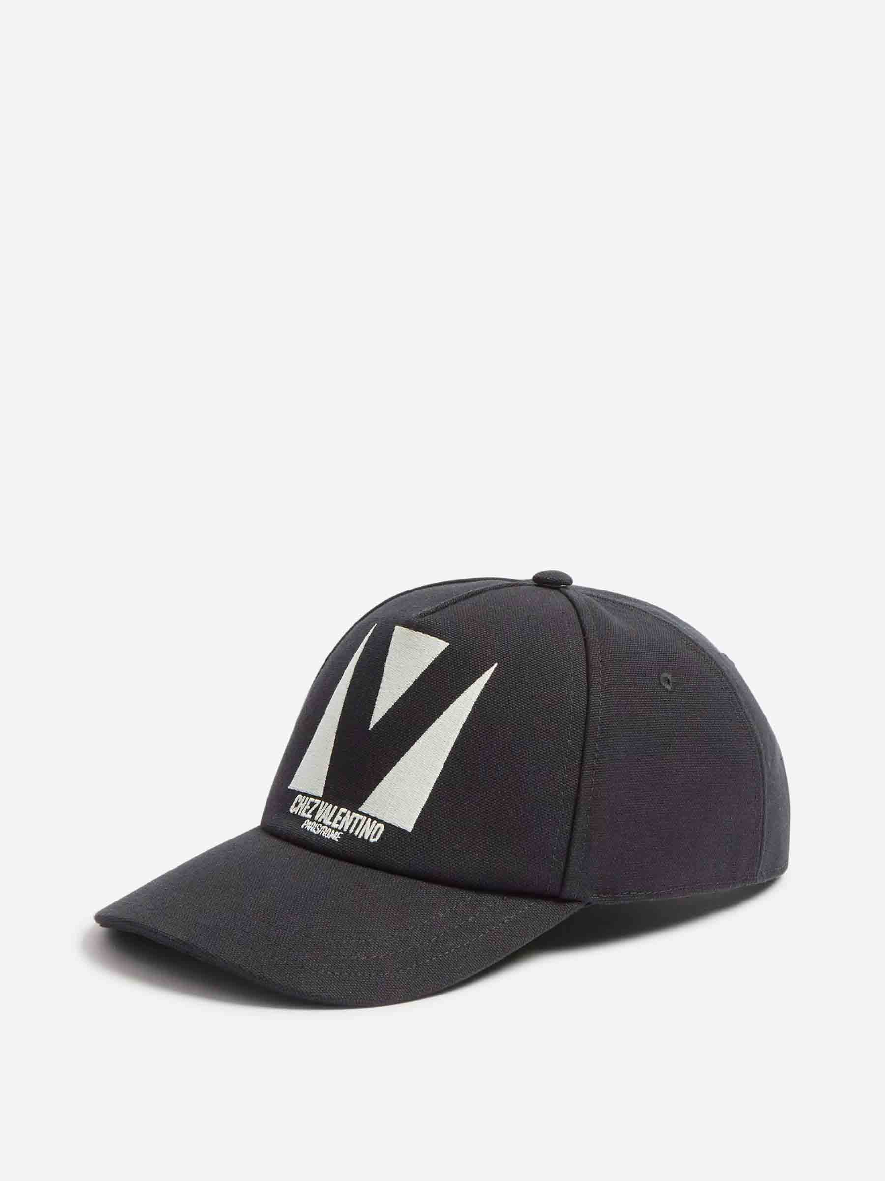 Outlet online Valentino Garavani Hombre Gorra Algodón Bordado color Negro sku 695-001704 02 - Foto 2