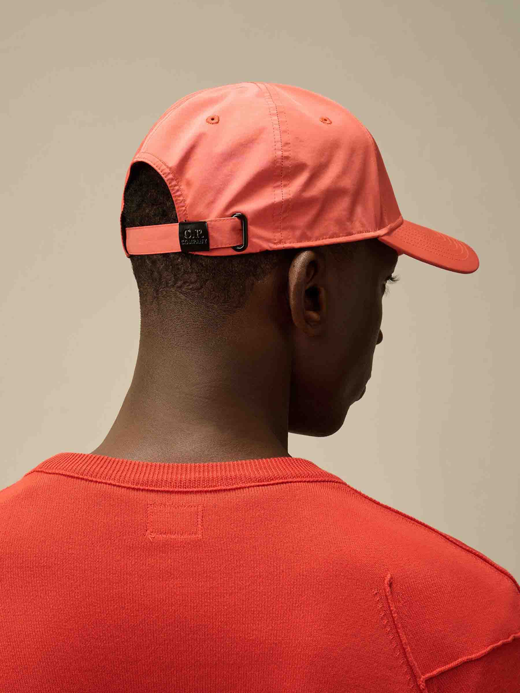 Outlet online C.P. Company Hombre Gorra Gabardina Logo color Naranja sku 695-001797 01 - Foto 3