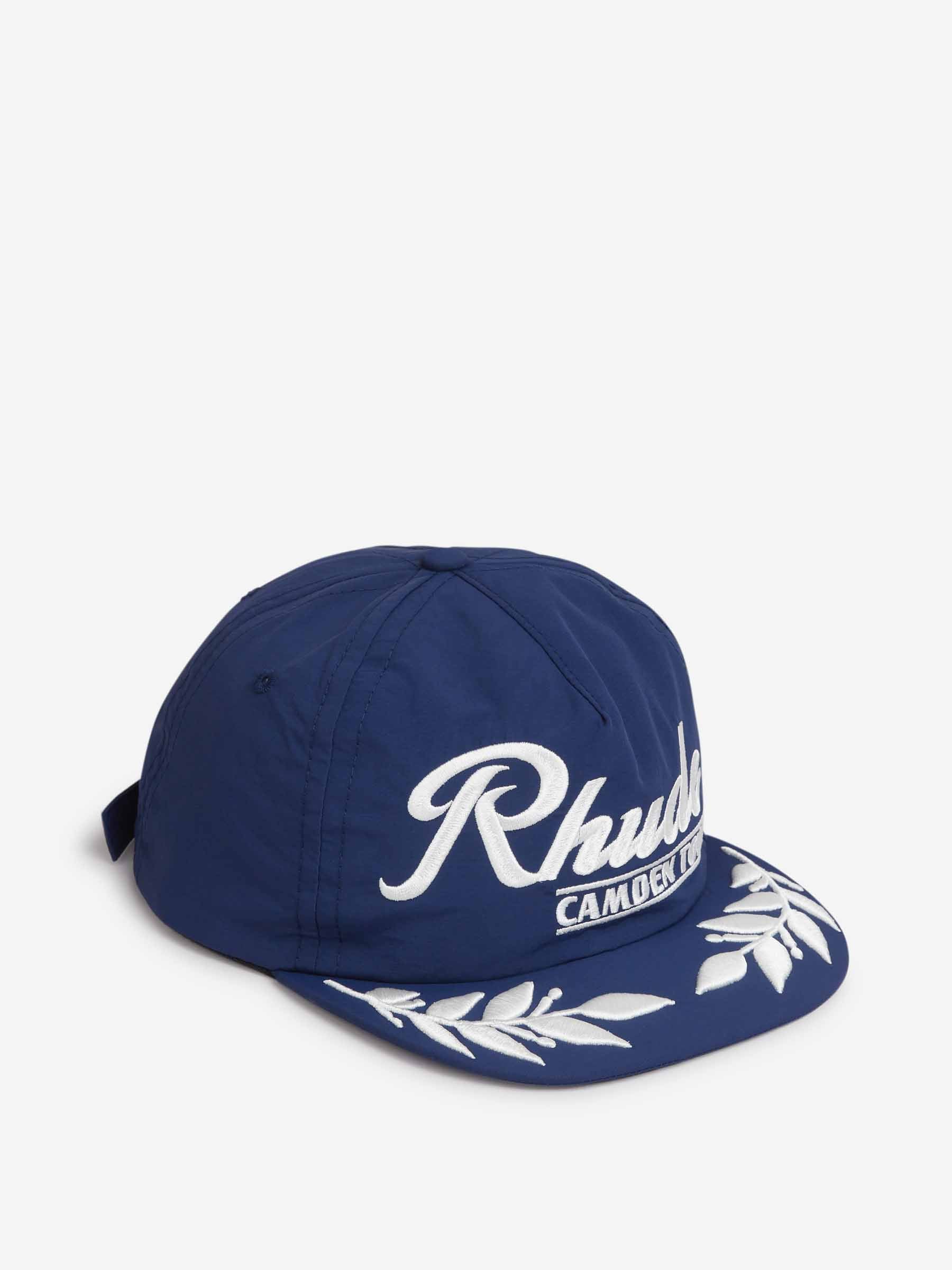 Outlet online Rhude Hombre Gorra Logo Bordado color Azul Marino sku 695-001816 01 - Foto 1