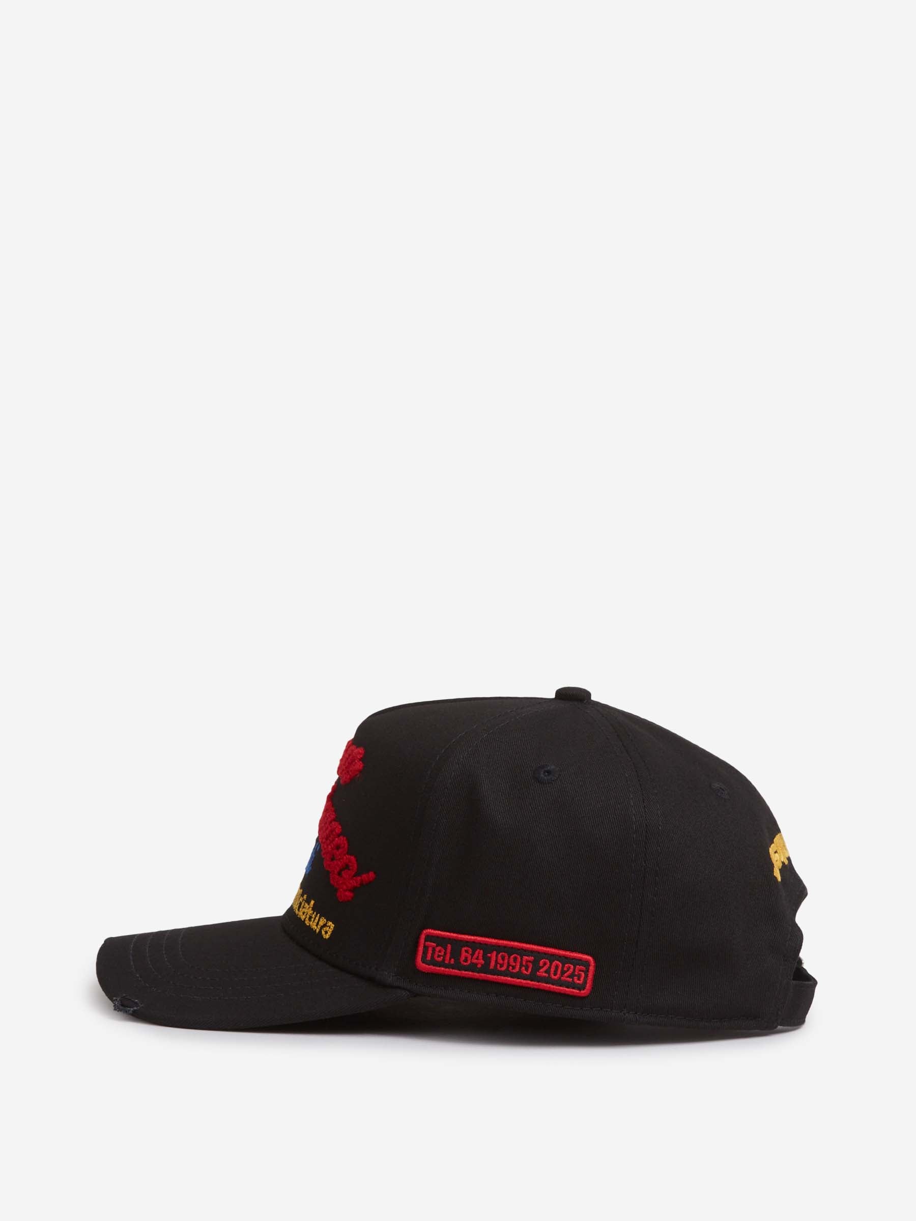 Outlet online Dsquared2 Hombre Gorra Maxi Logo color Negro sku 695-001901 01 - Foto 3