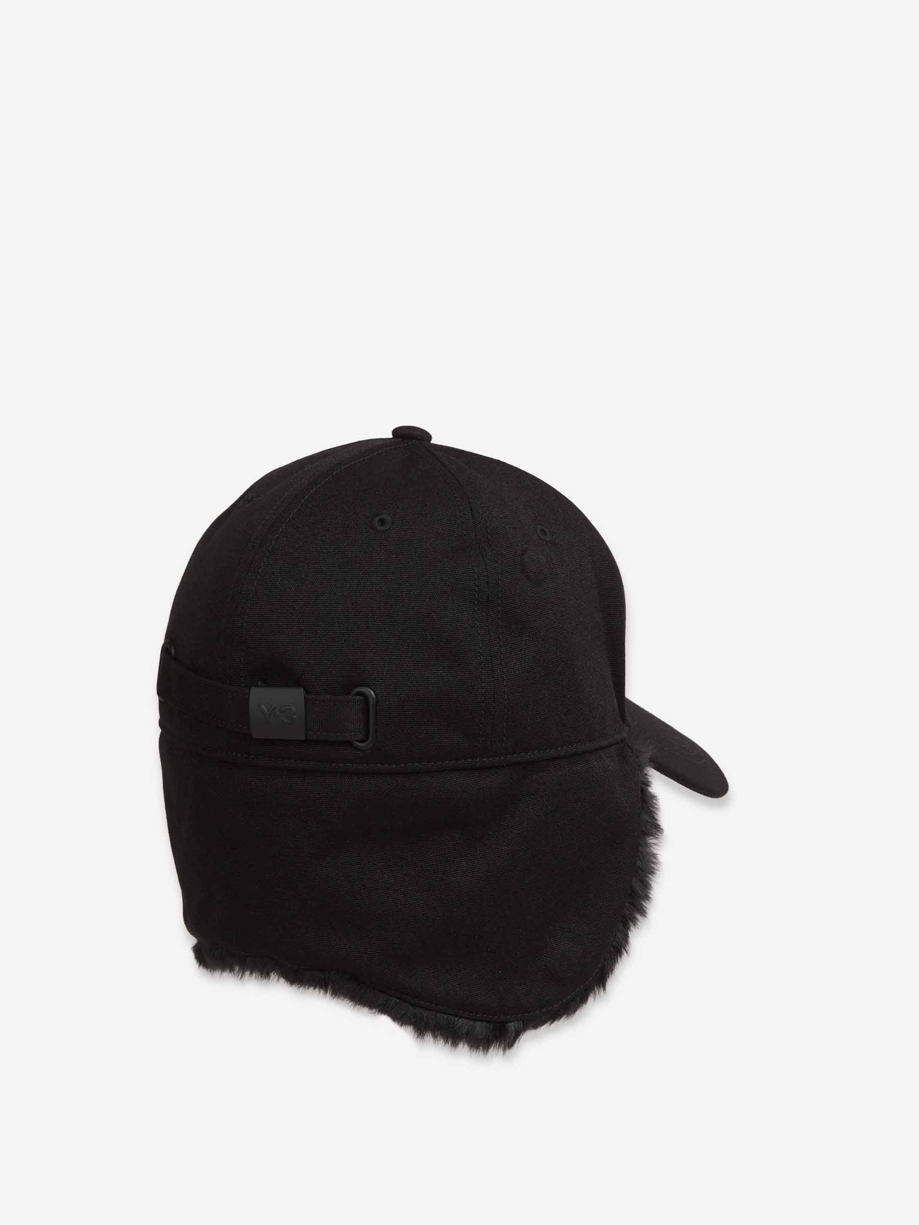 Outlet online Adidas Y-3 Hombre Gorra Ear Cap color Negro sku 695-001946 01 - Foto 5