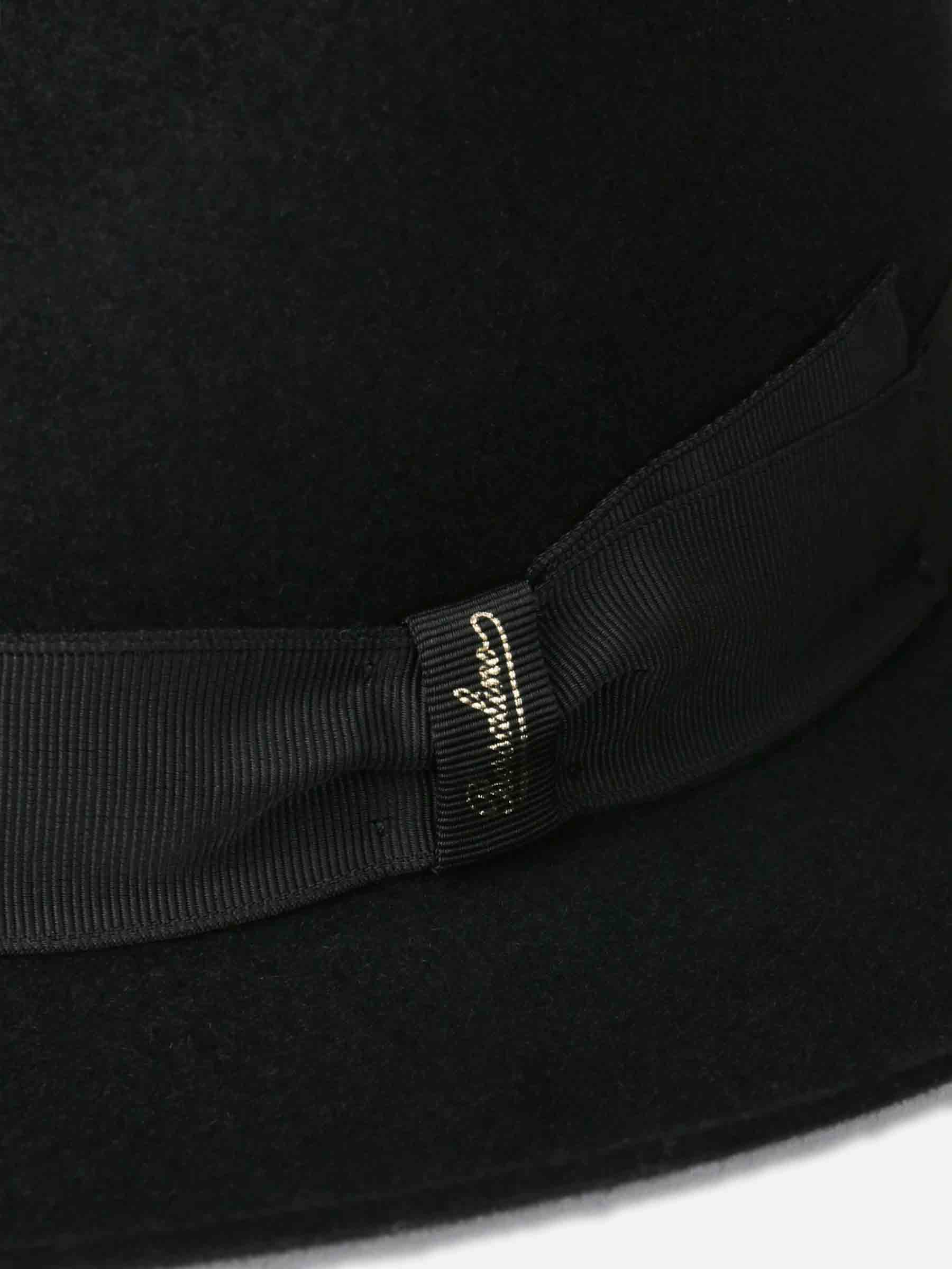 Outlet online Borsalino Hombre Sombrero Lana color Negro sku 697-000252 01 - Foto 3