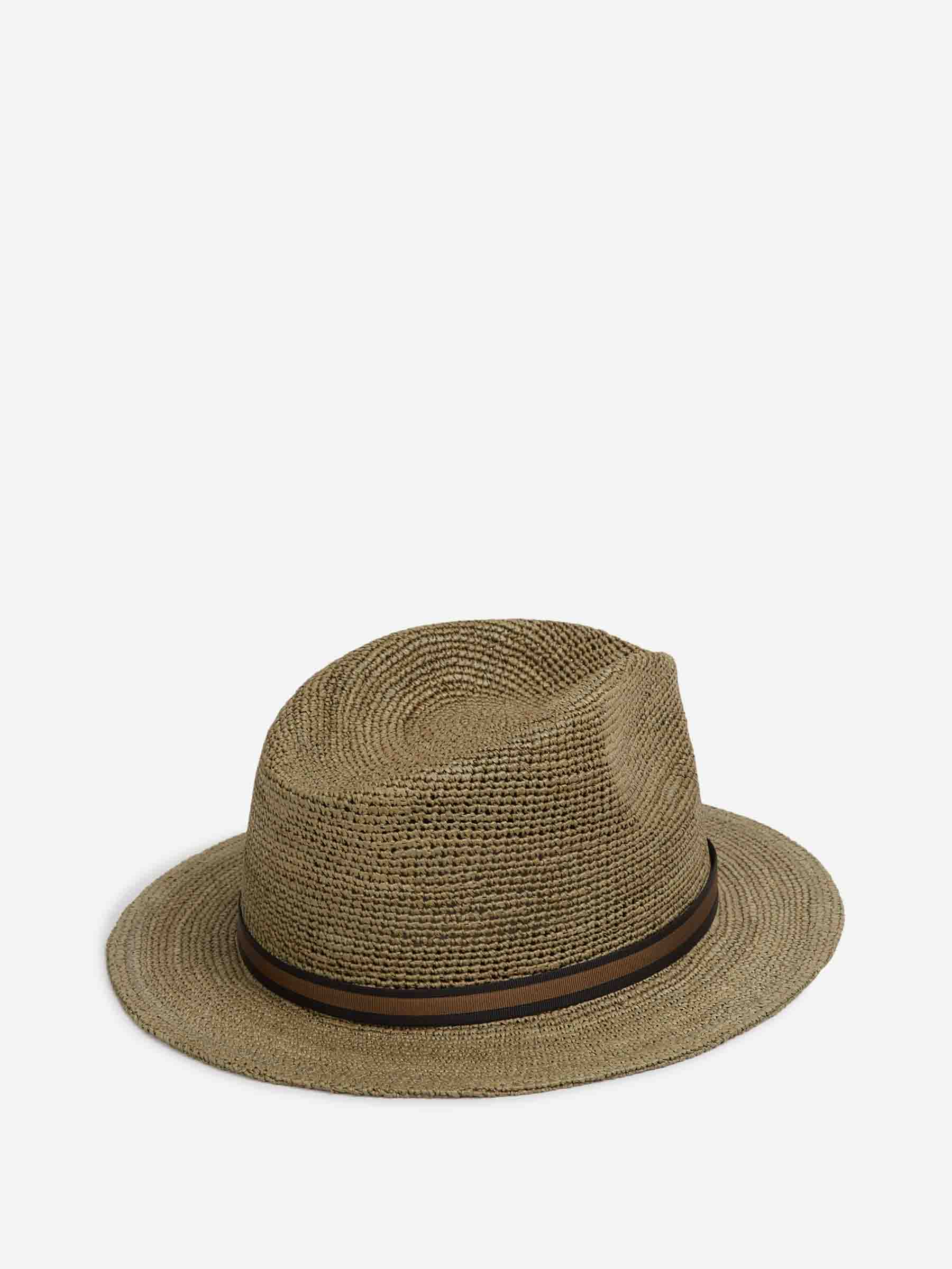Borsalino Hombre Barcelona Sombrero Paja Crochet color Verde Militar sku 697-000276 02 - Foto 4