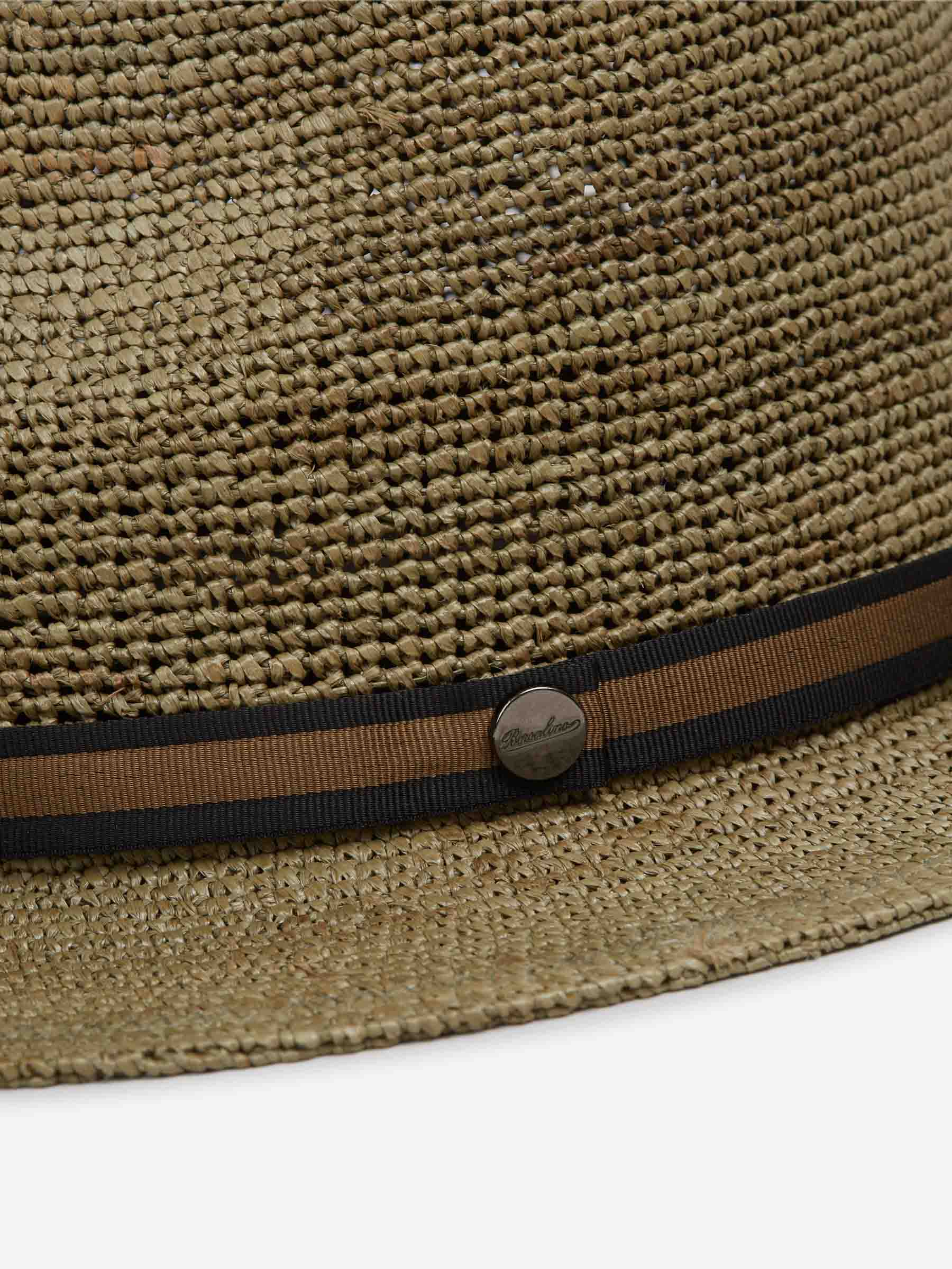 Borsalino Hombre Barcelona Sombrero Paja Crochet color Verde Militar sku 697-000276 02 - Foto 5