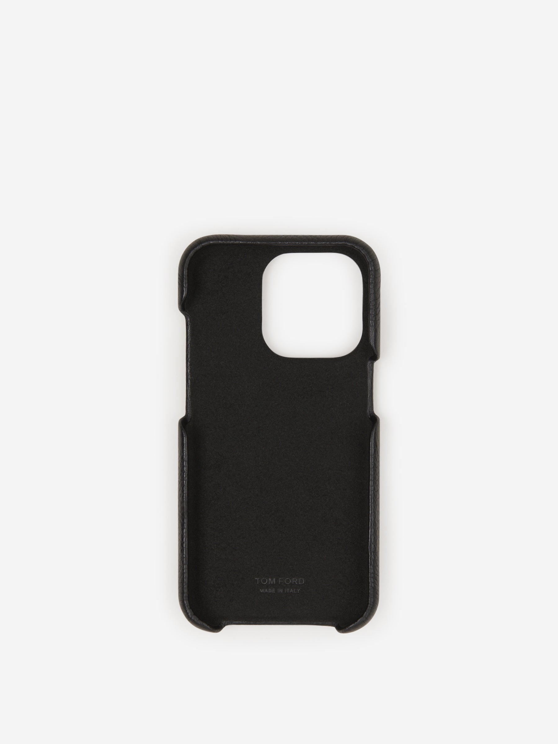Outlet online Tom Ford Hombre Funda IPhone 14 Logo color Negro sku 699-002273 01 - Foto 2