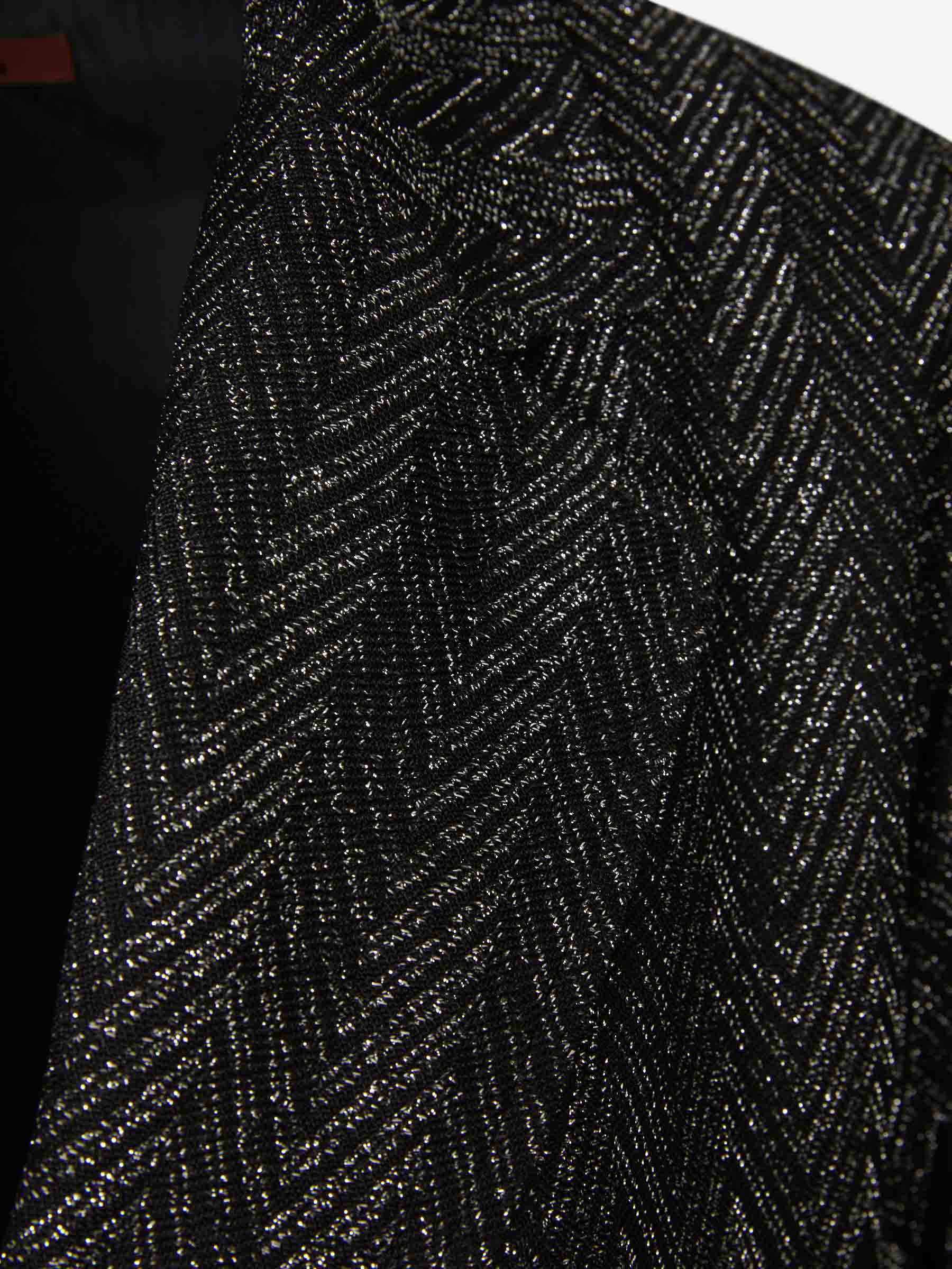 Missoni Abrigo Punto Zigzag color Negro sku 771-001444 01 - Foto 3
