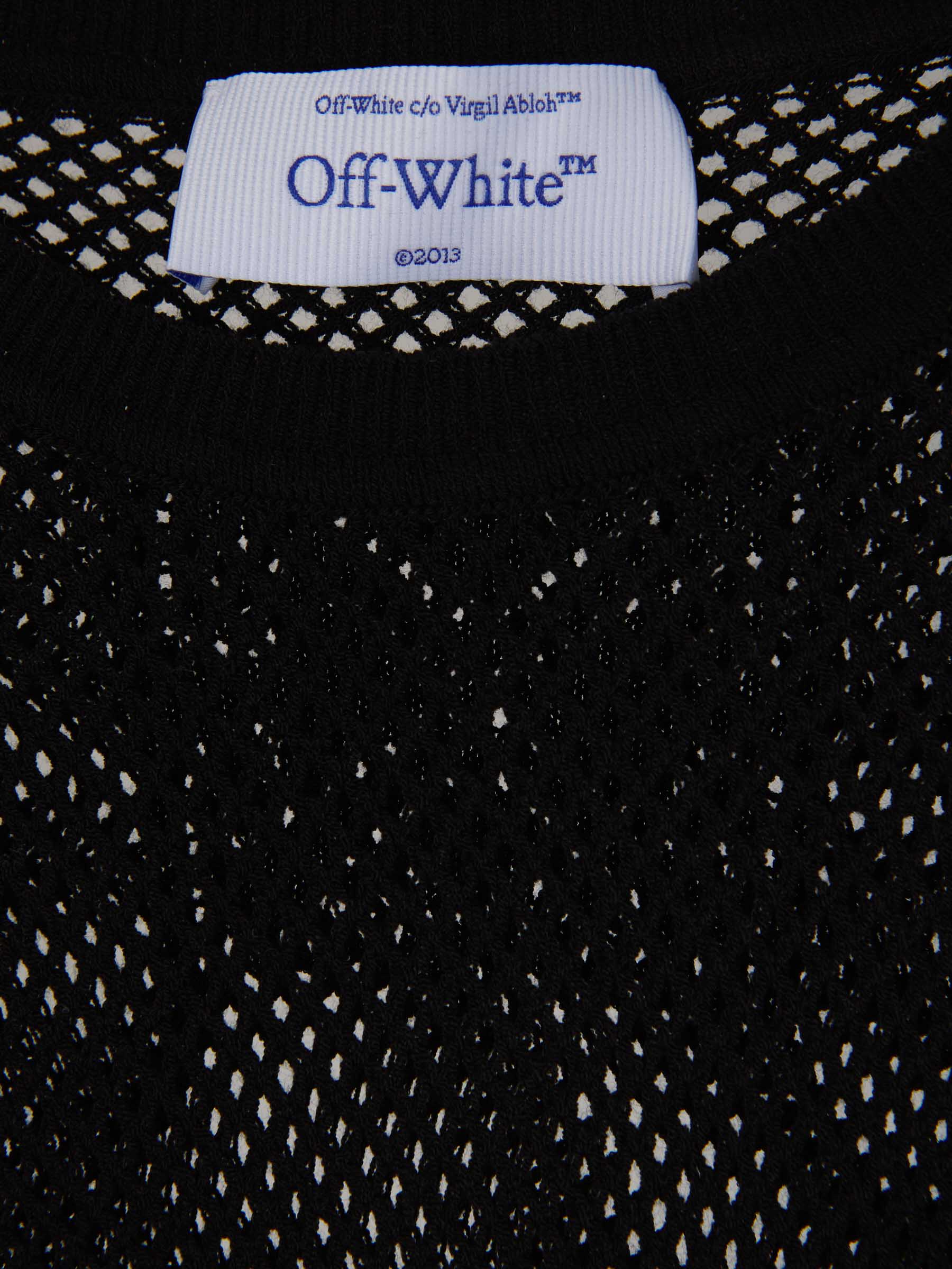 Outlet online Off-White Mujer Top Elástico Malla color Negro sku 703-002104 01 - Foto 3