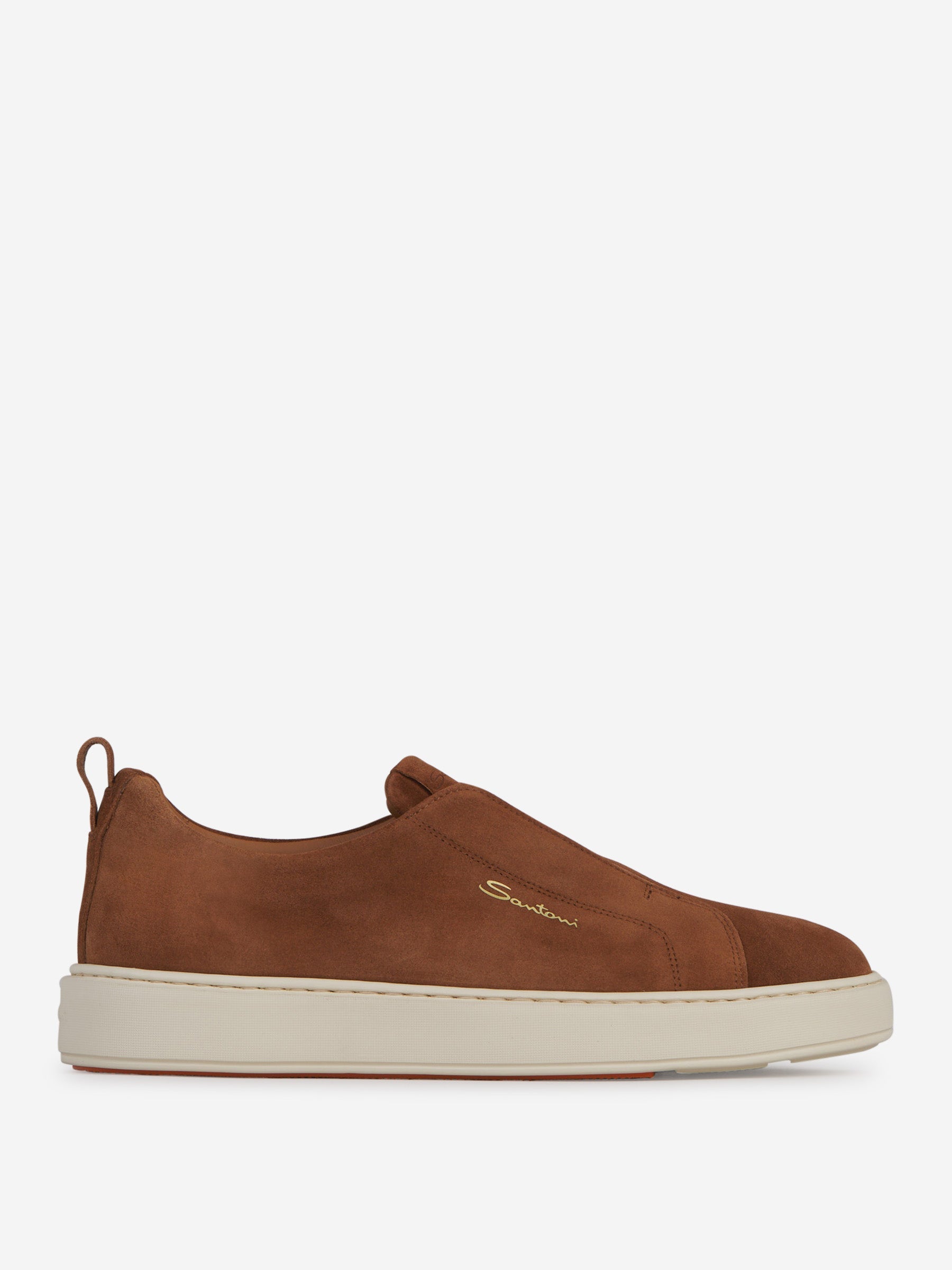 Outlet online Santoni Hombre Sneakers Slip-On Piel color Marrón sku 616-002734 01 - Foto 1
