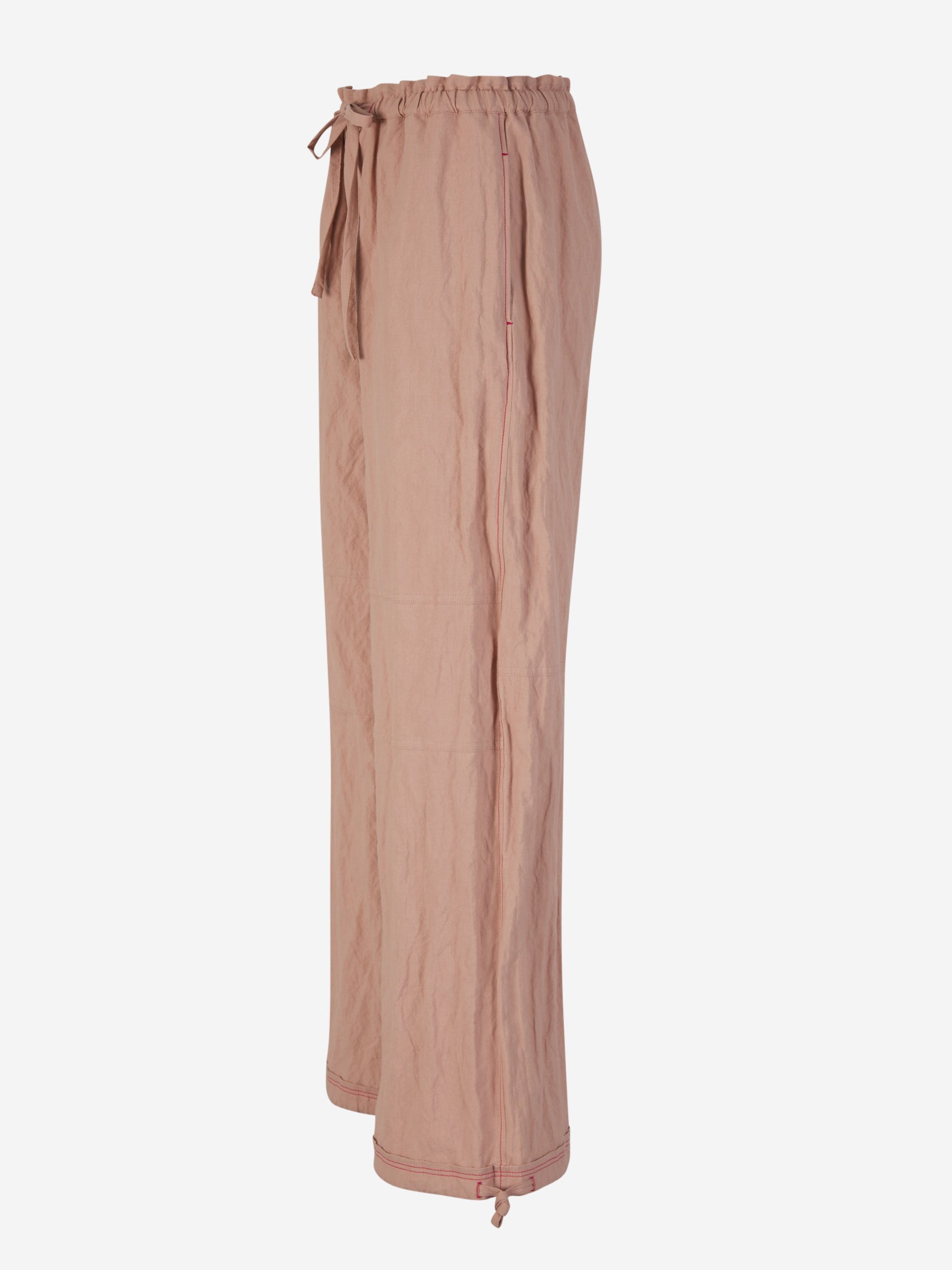 Outlet online Acne Studios Mujer Pantalones Anchos Algodón color Rosa Empolvado sku 761-003478 01 - Foto 2