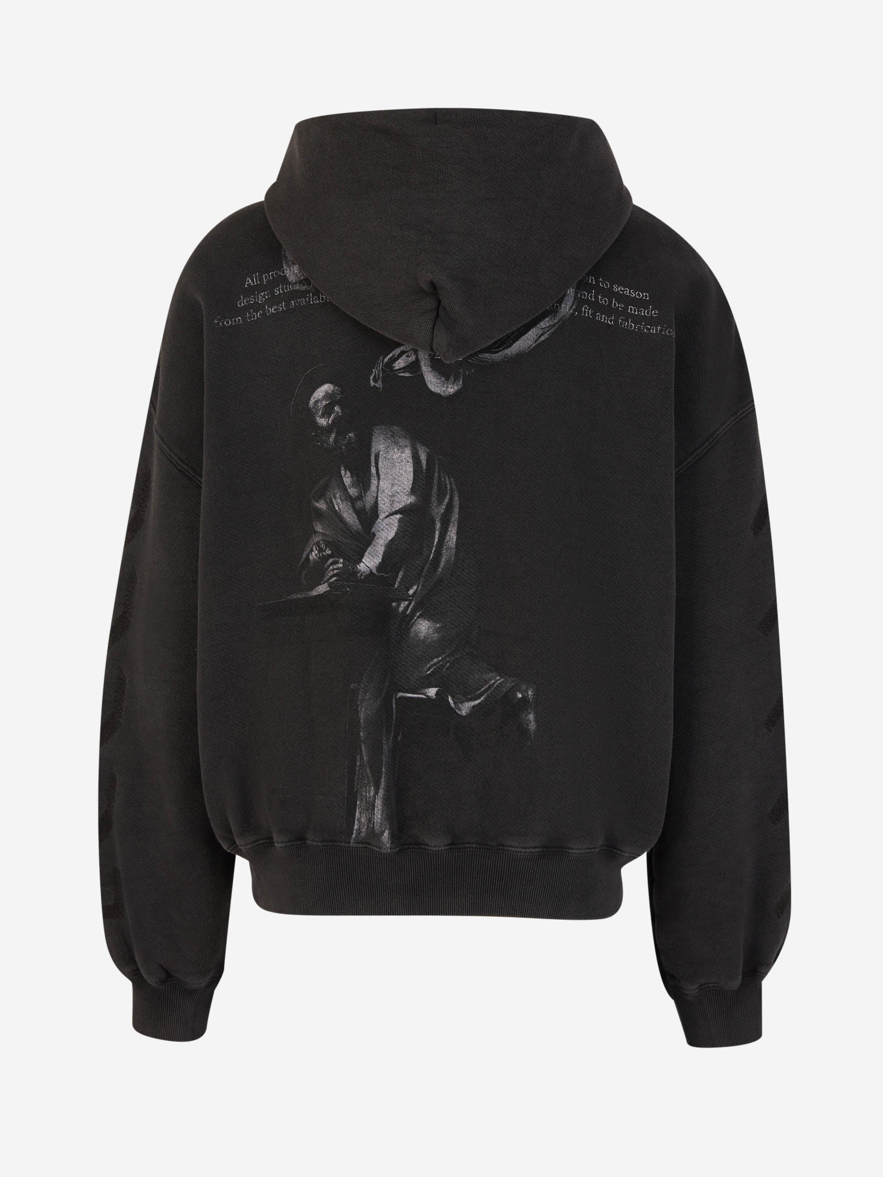Outlet online Off-White Hombre Sudadera Estampada Capucha color Marfil sku 545-001506 01 - Foto 2