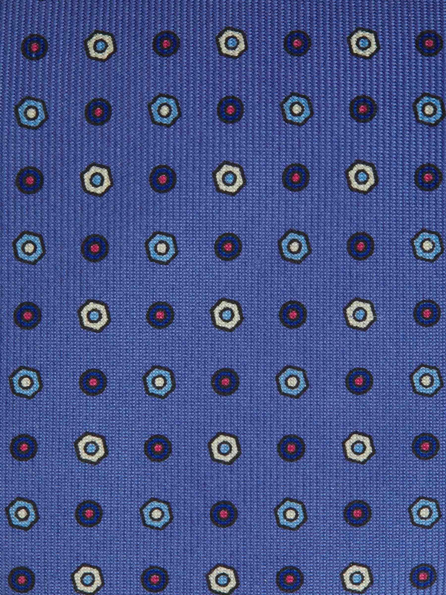 Marinella Corbata Motivo Paisley color Azul Cobalto sku 601-001096 03 - Foto 3
