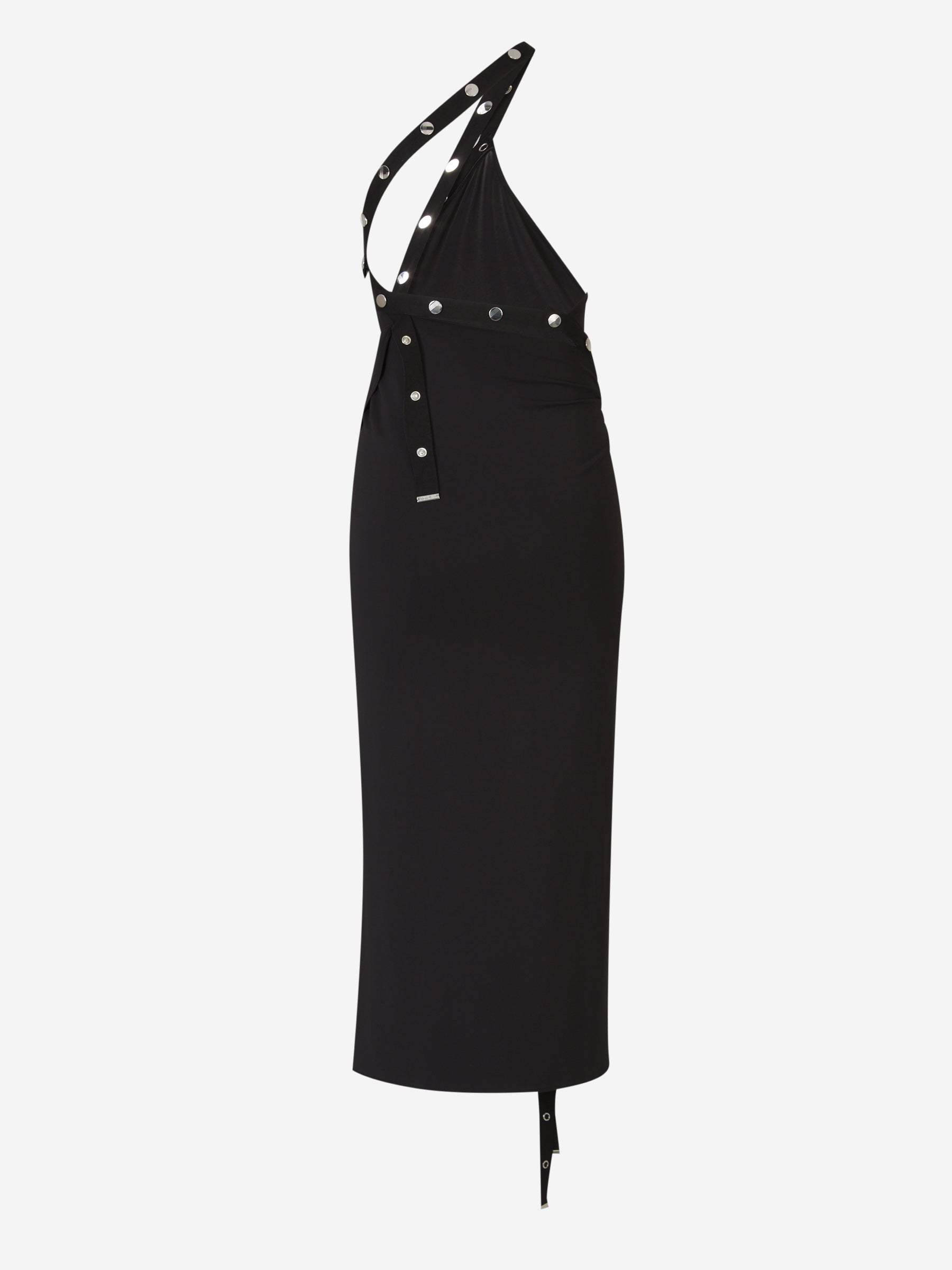 Outlet online The Attico Mujer Vestido Midi Botones color Negro sku 721-000173 01 - Foto 2