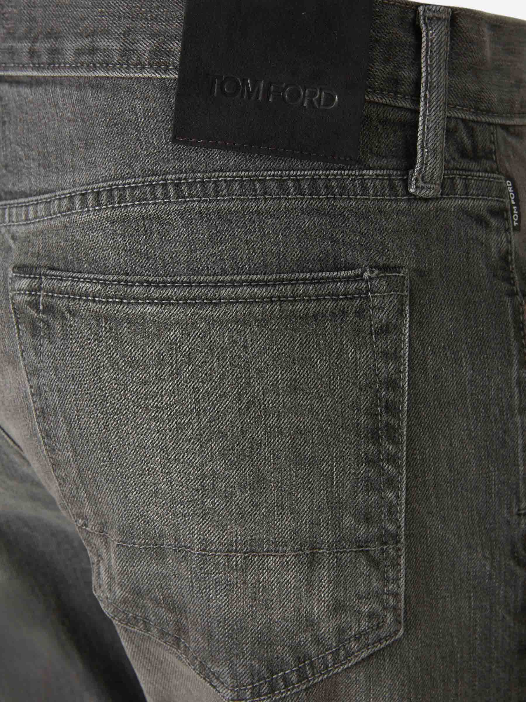 Outlet online Tom Ford Hombre Jeans Slim Fit Algodón color Negro sku 522-002576 01 - Foto 4