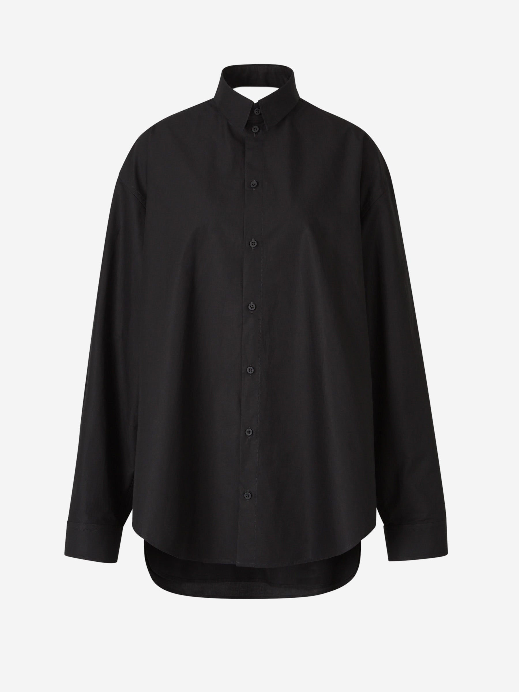 Outlet online Balenciaga Mujer Vestido Mini Camisero Suspended color Negro sku 732-001411 01 - Foto 1