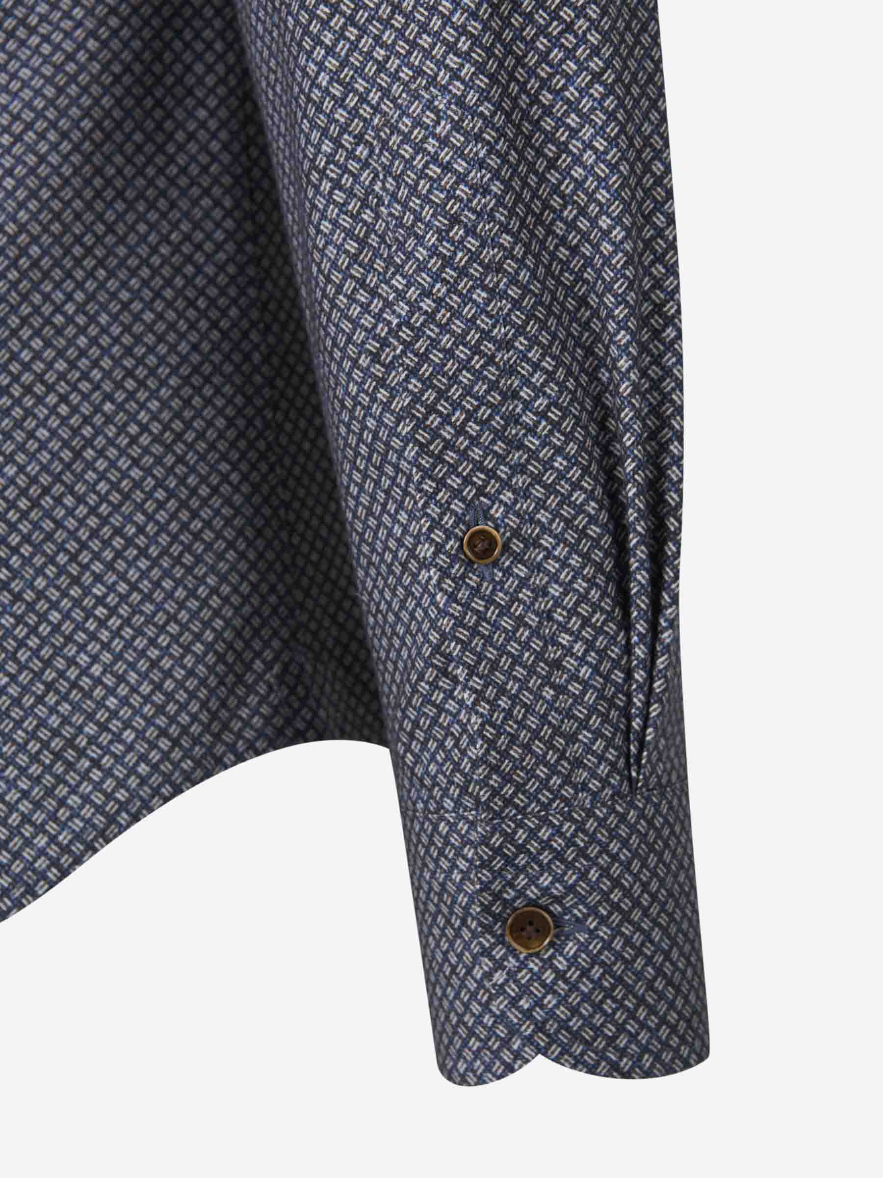 Santa Eulalia Camisa Geométrica Algodón color Azul Marino sku 531-006410 01 - Foto 4