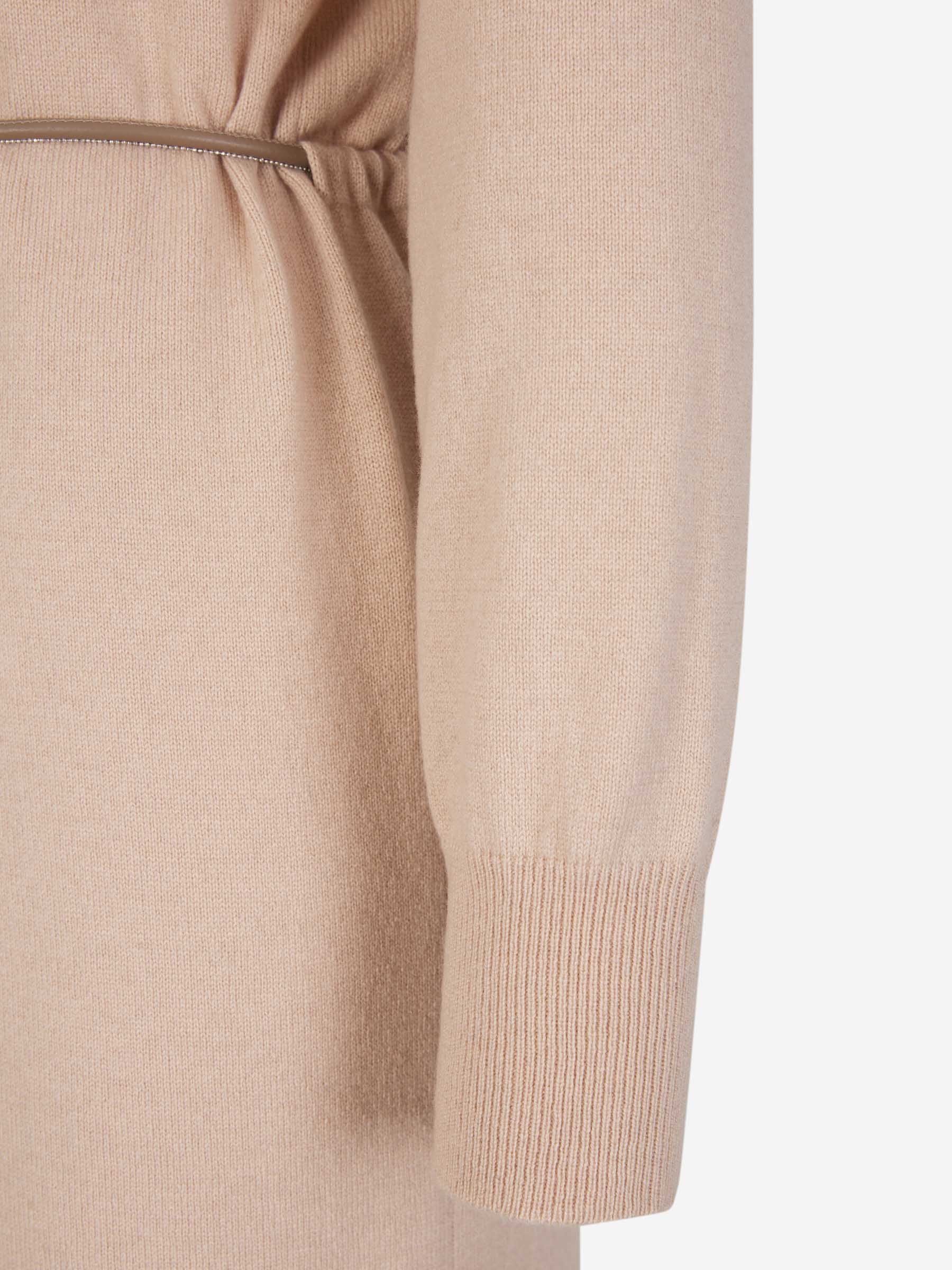 Outlet online Peserico Mujer Vestido Punto Midi color Rosa Empolvado sku 721-000101 01 - Foto 4