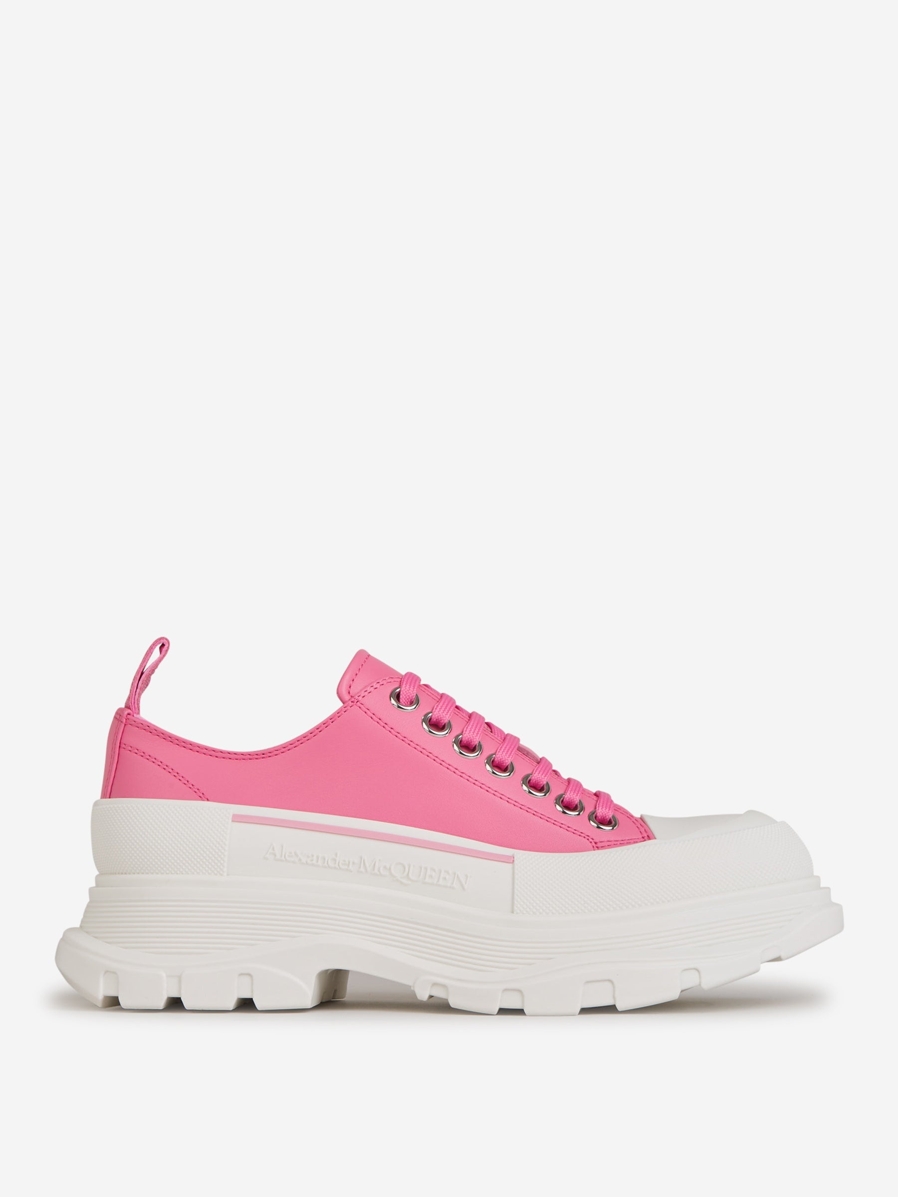 Outlet online McQueen Mujer Sneakers Piel Lisa color Rosa sku 806-000319 01 - Foto 1