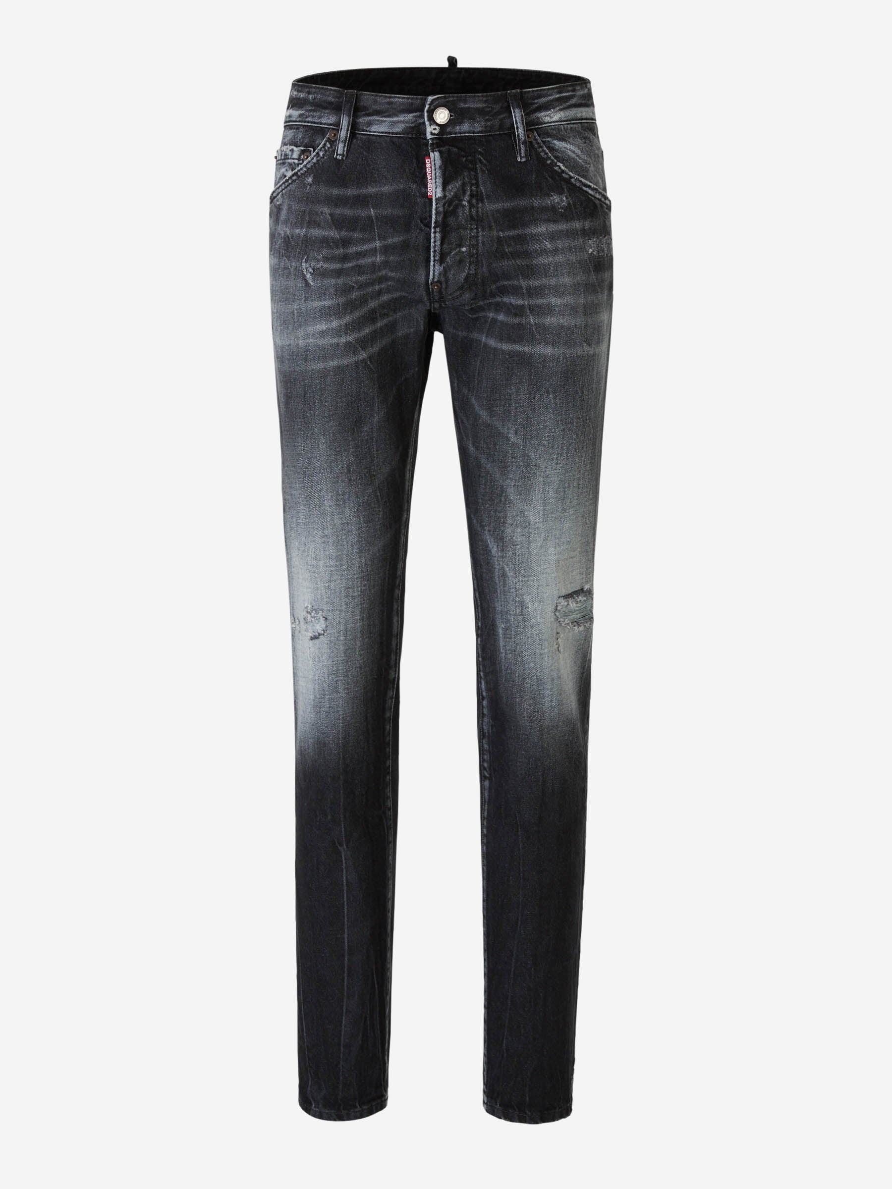 Outlet online Dsquared2 Hombre Jeans Cool Guy Algodón color Negro sku 522-002612 01 - Foto 1