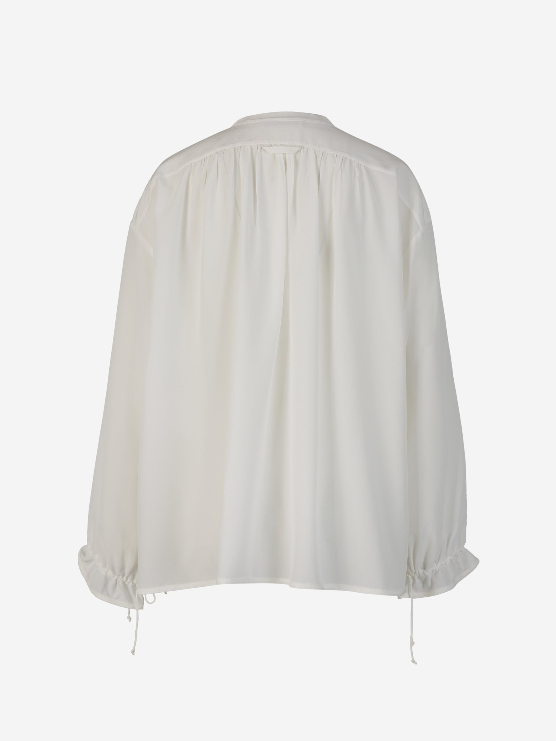 Outlet online Dorothee Schumacher Mujer Blusa Seda Volúmenes color Blanco sku 701-002037 01 - Foto 2