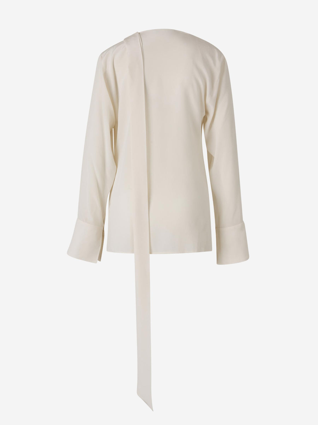 Victoria Beckham Mujer Barcelona Blusa Retorcida Seda color Marfil sku 701-002188 00 - Foto 2